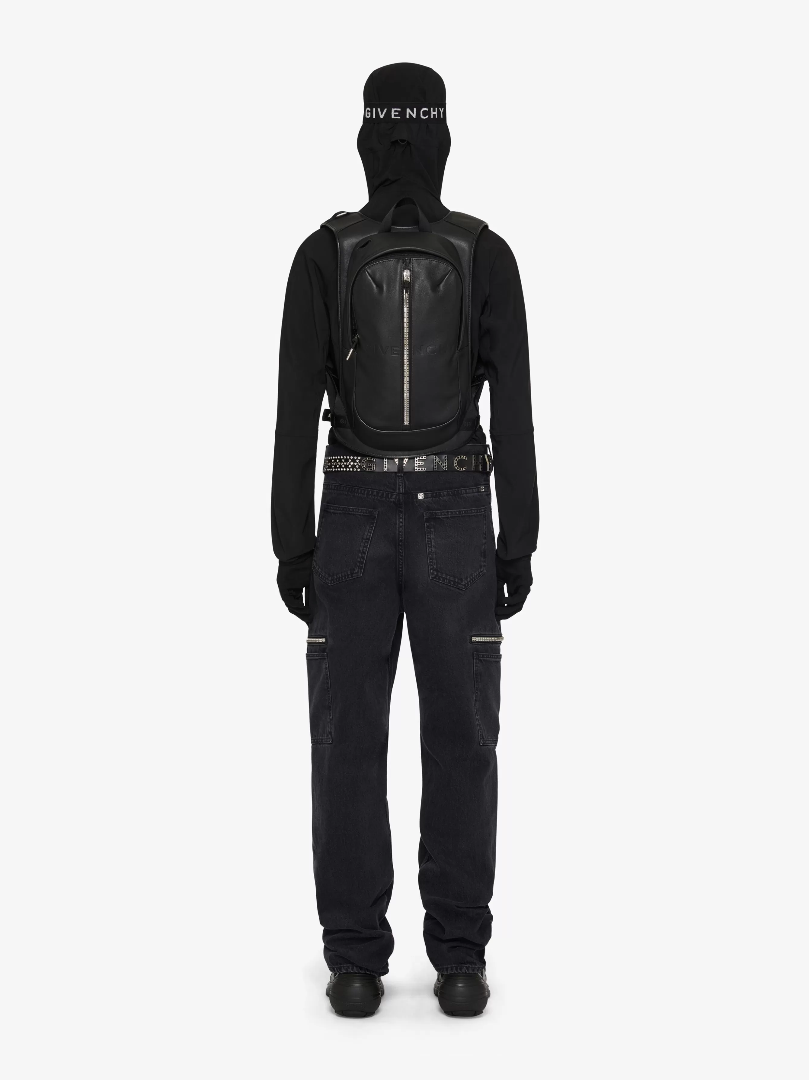 GIVENCHY Denim-Cargo pants in denim