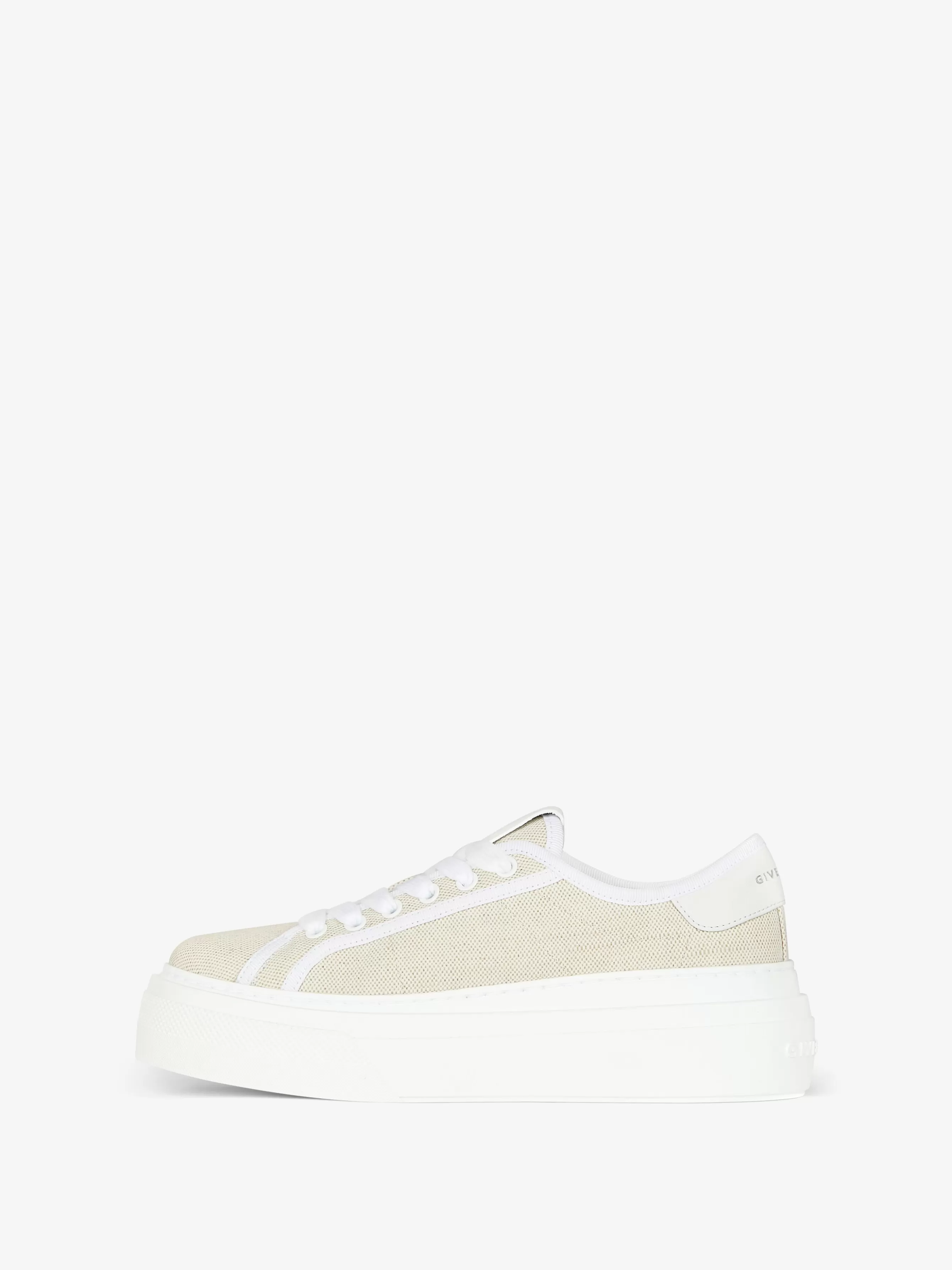 Sale GIVENCHY Shoes-City platform sneakers in canvas