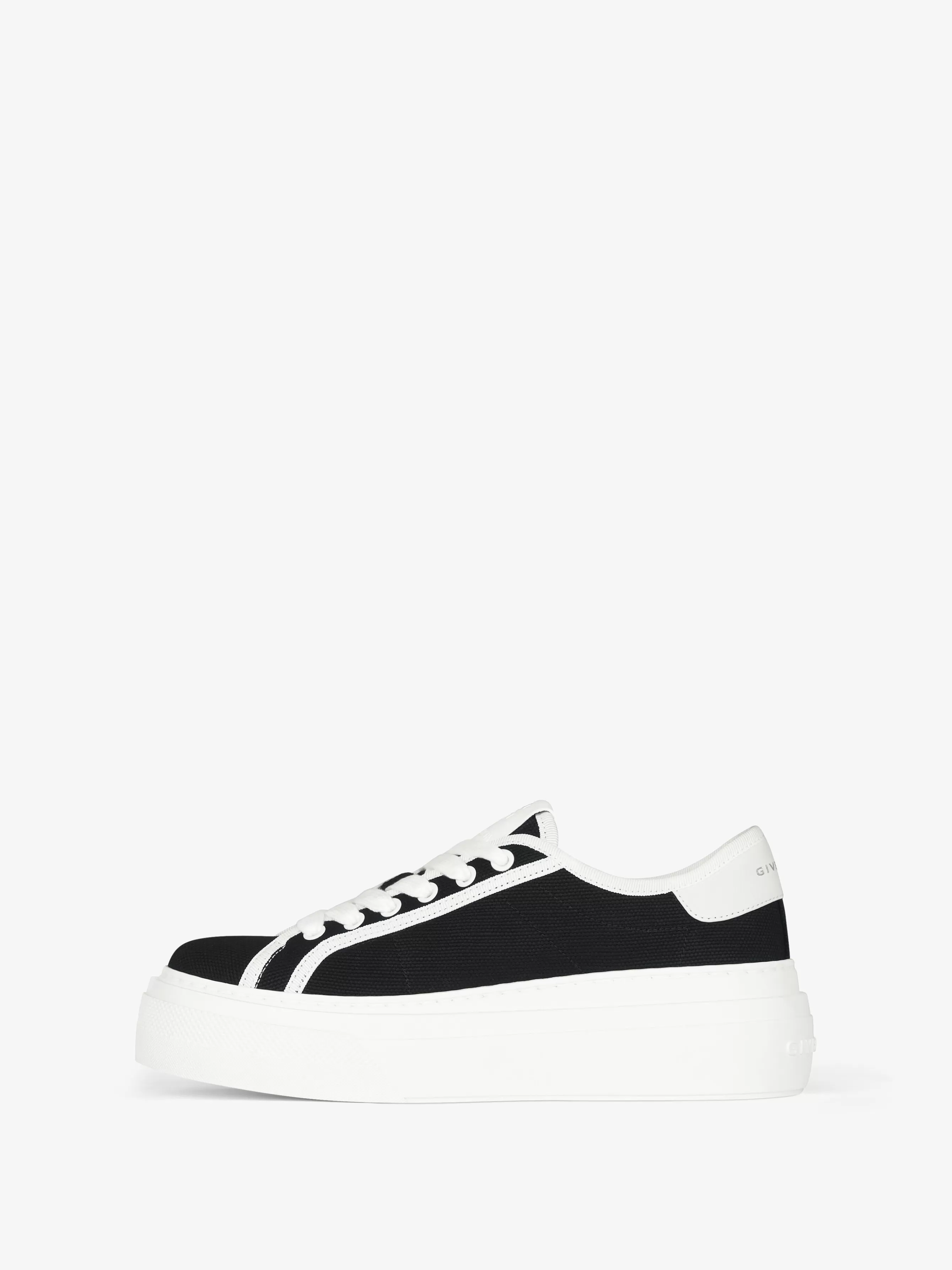 Sale GIVENCHY Shoes-City platform sneakers in canvas