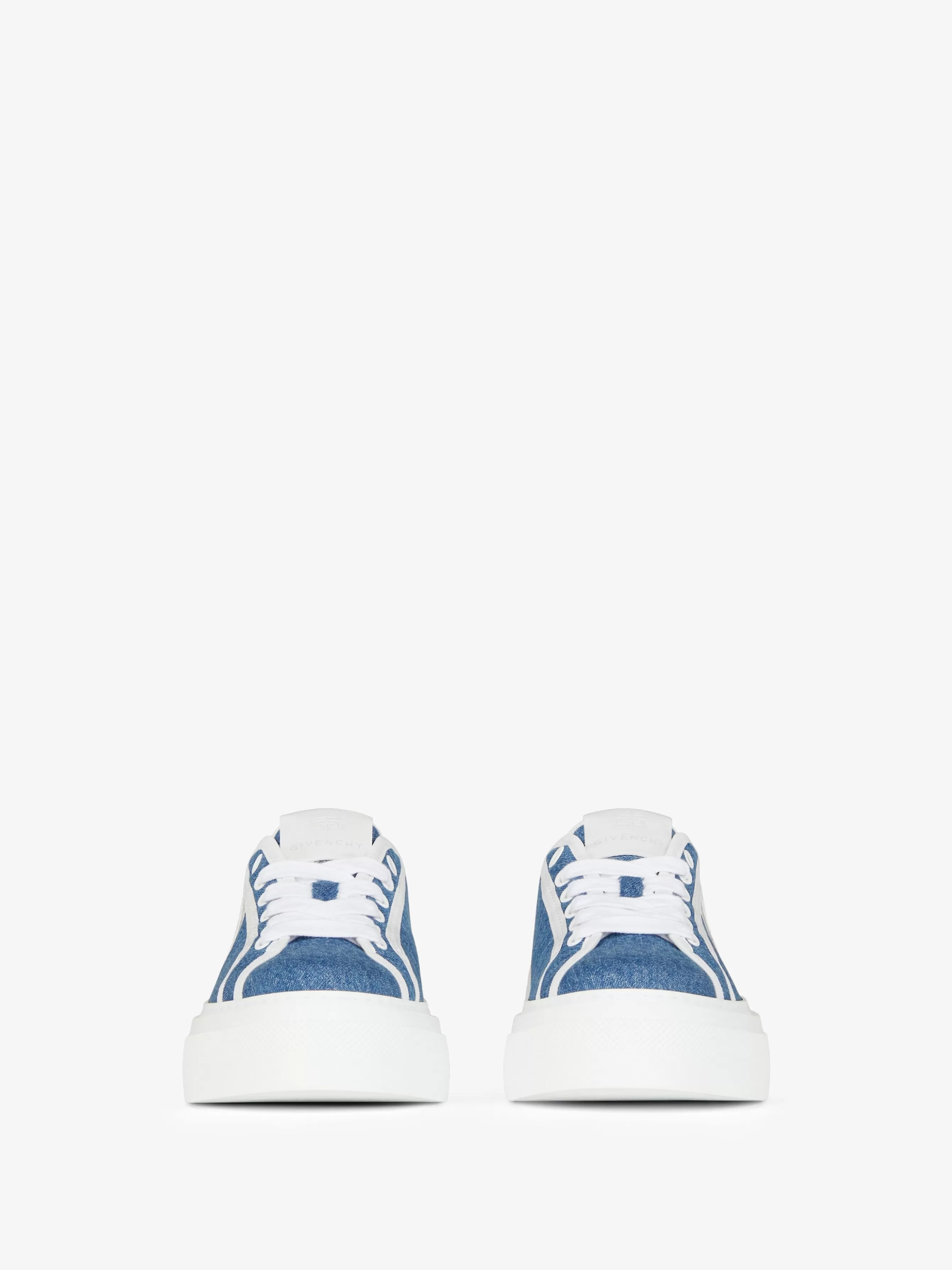 Sale GIVENCHY Shoes-City platform sneakers in denim