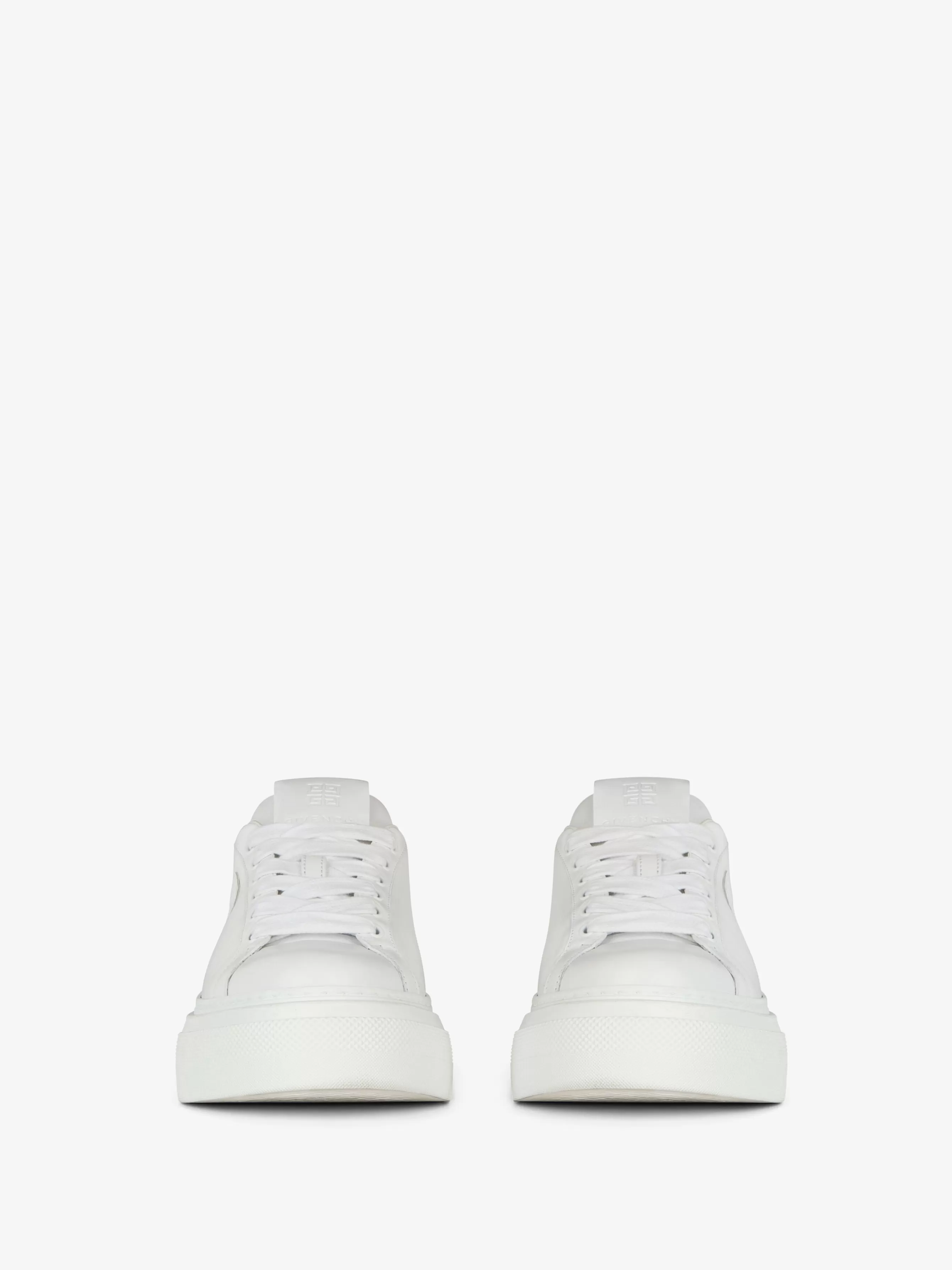 GIVENCHY Sneakers-City platform sneakers in leather