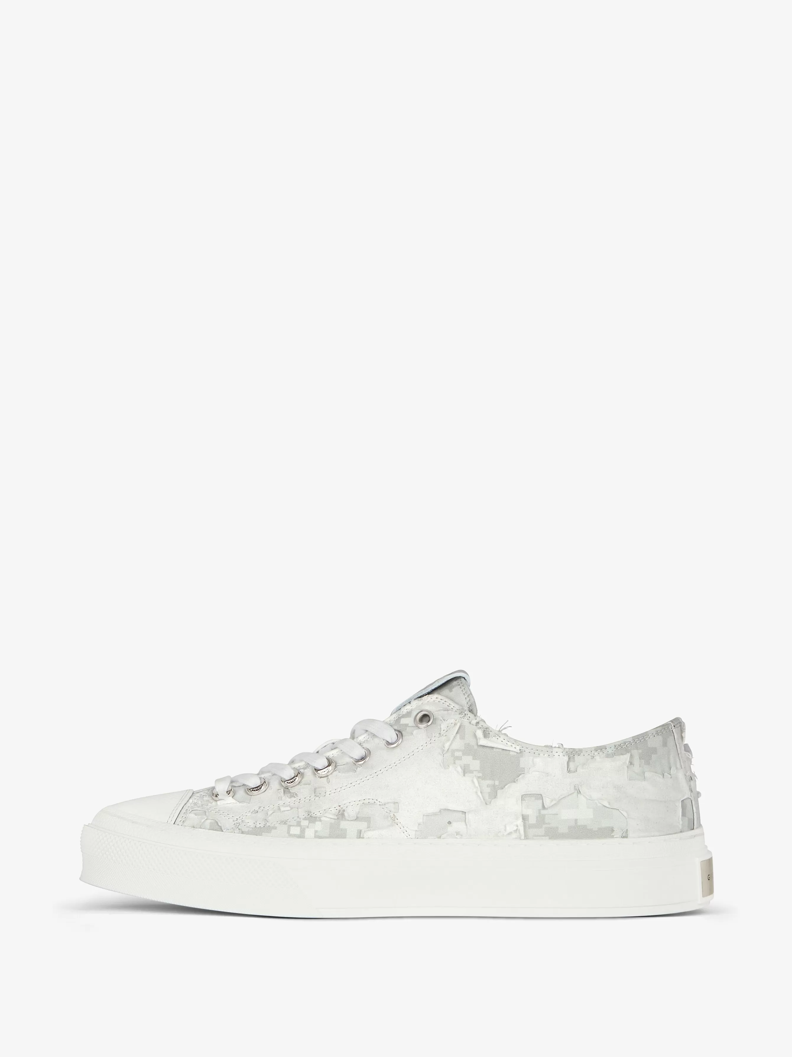 Sale GIVENCHY Shoes-City sneakers in camouflage boro canvas