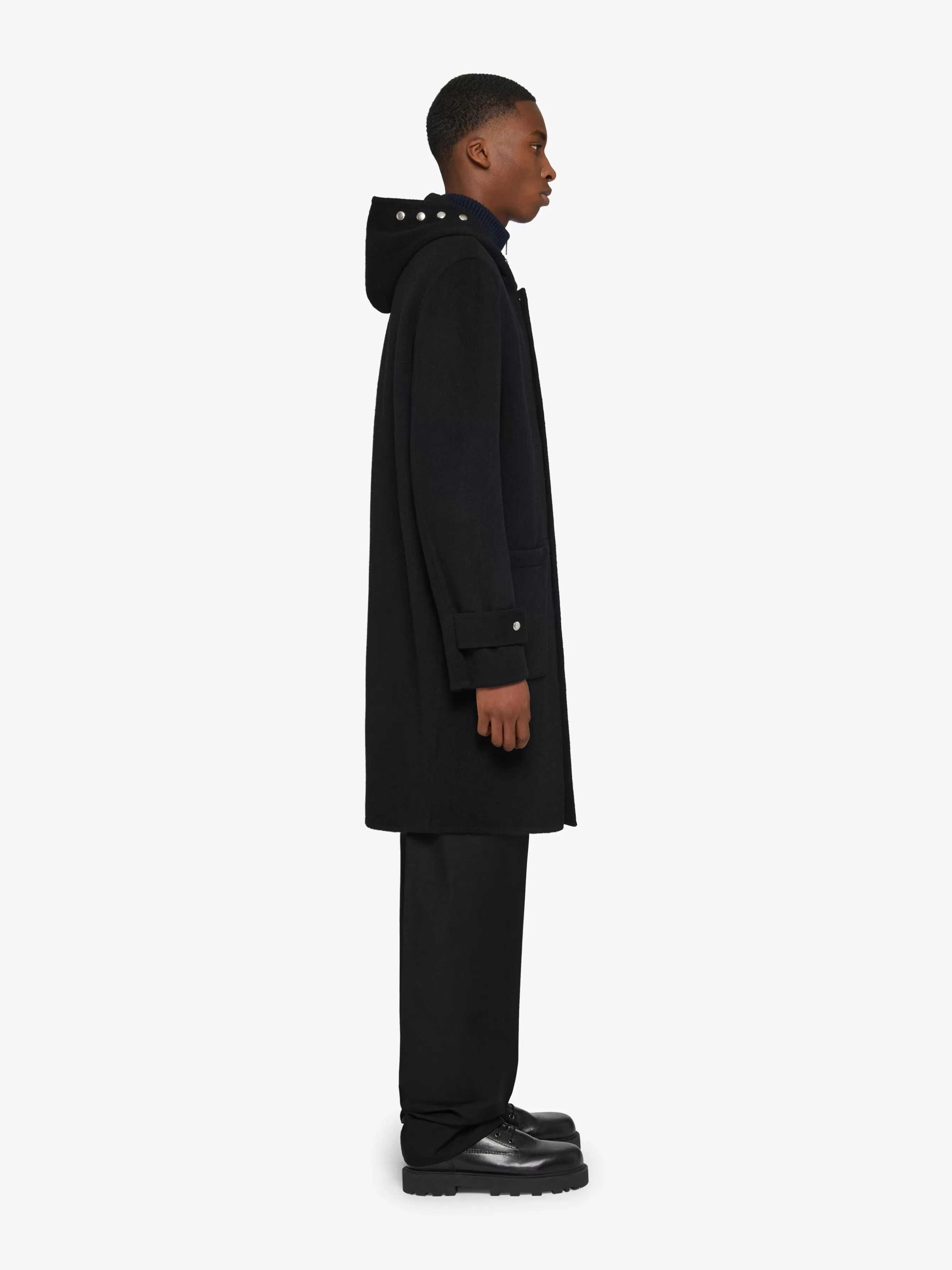 GIVENCHY Jackets & Coats-Coat in double face wool and cashmere