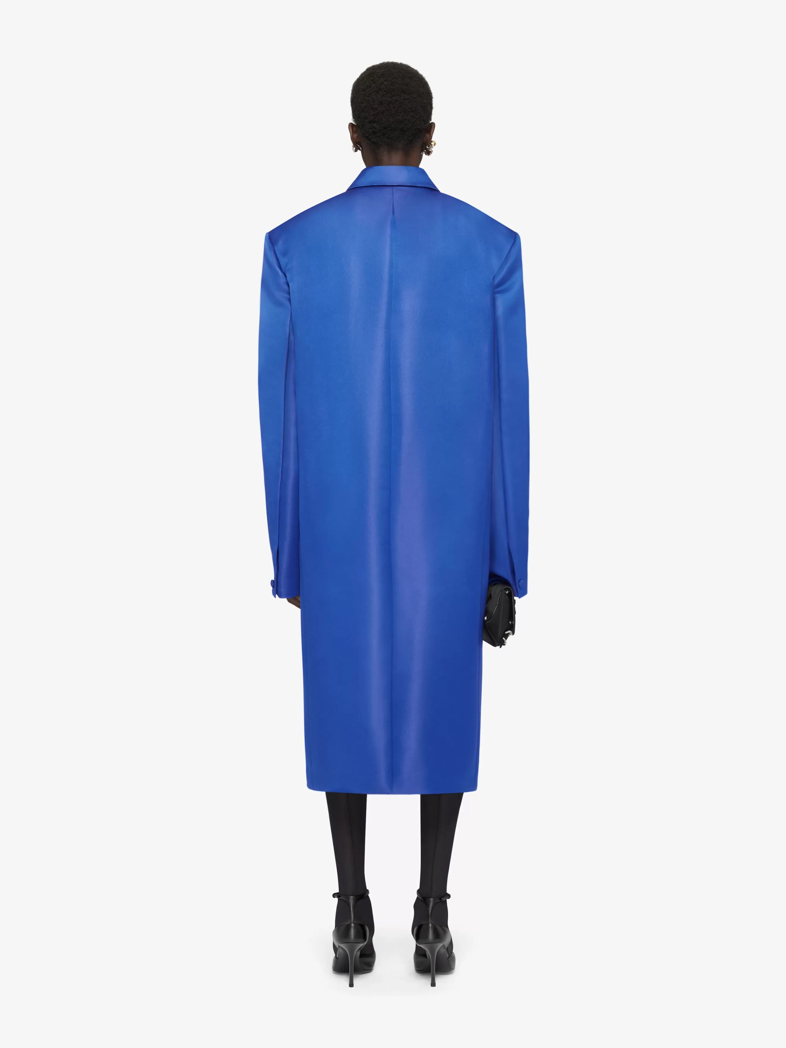 GIVENCHY Jackets & Coats-Coat in silk satin duchesse