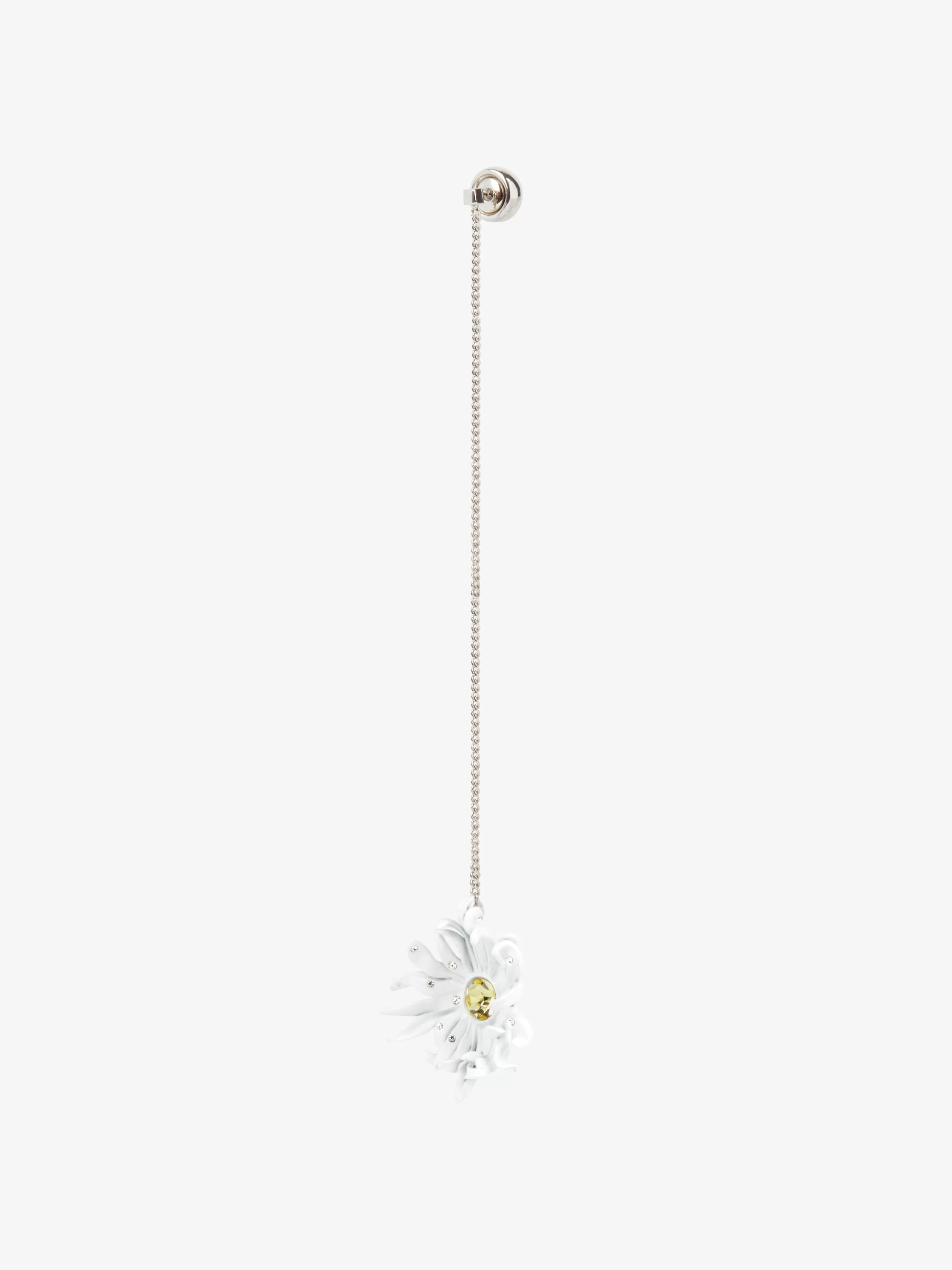 Sale/Women GIVENCHY Jewels & Accessories | Jewelry-Daisy earring in metal and enamel with crystals