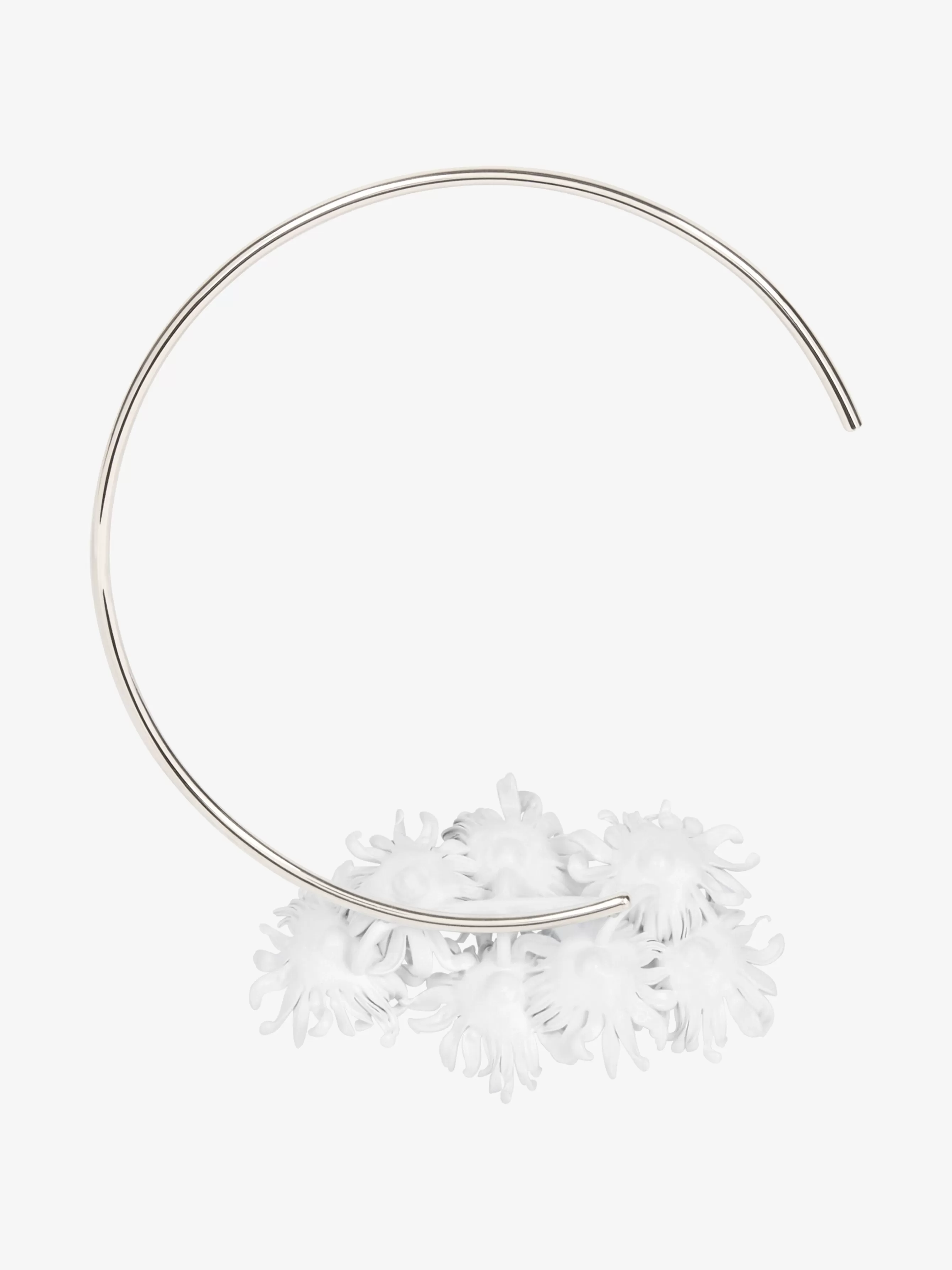 Sale/Women GIVENCHY Jewels & Accessories | Jewelry-Daisy torque necklace in metal and enamel with crystals