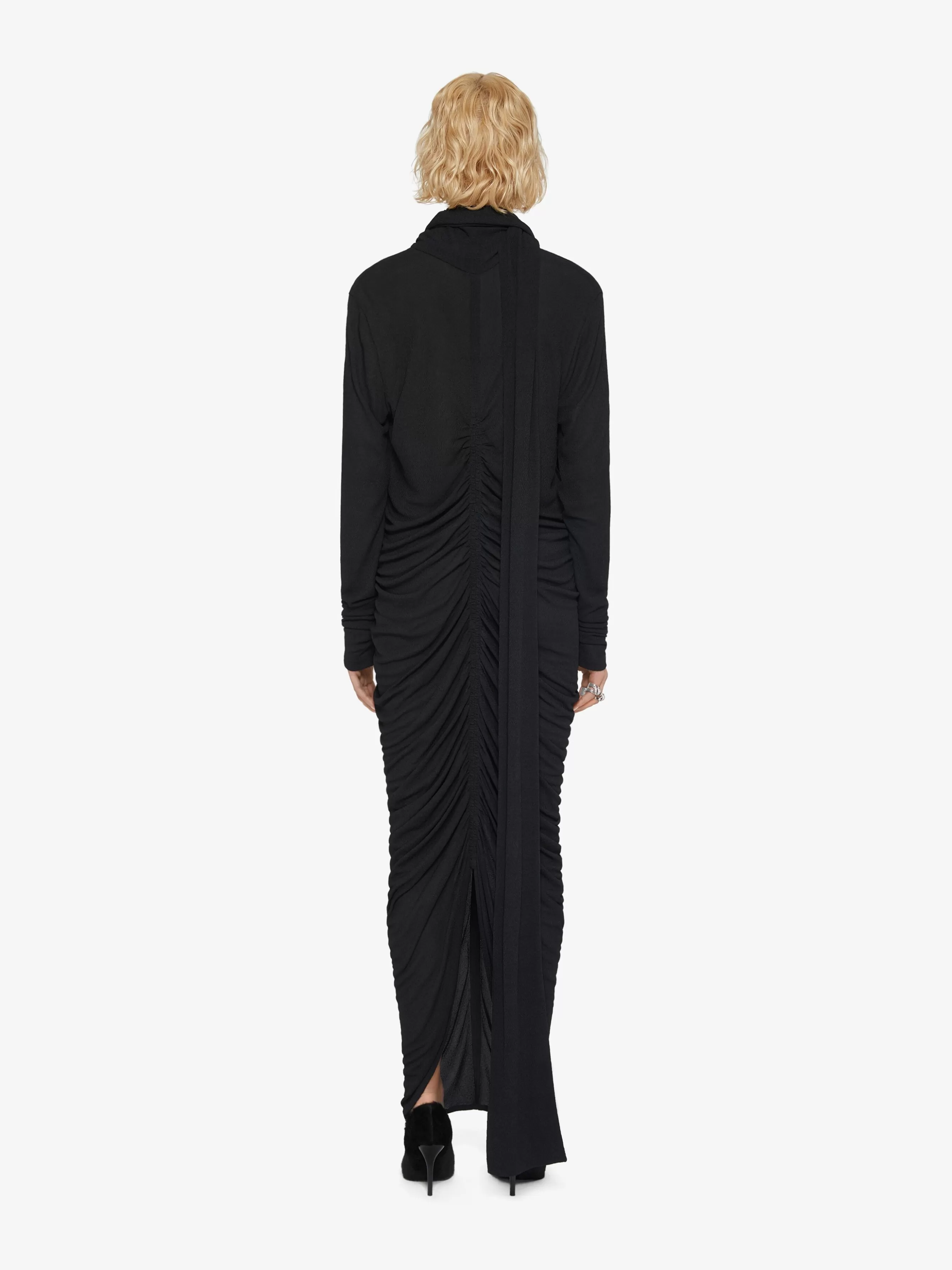 GIVENCHY Dresses-Draped dress in jersey with lavalliere