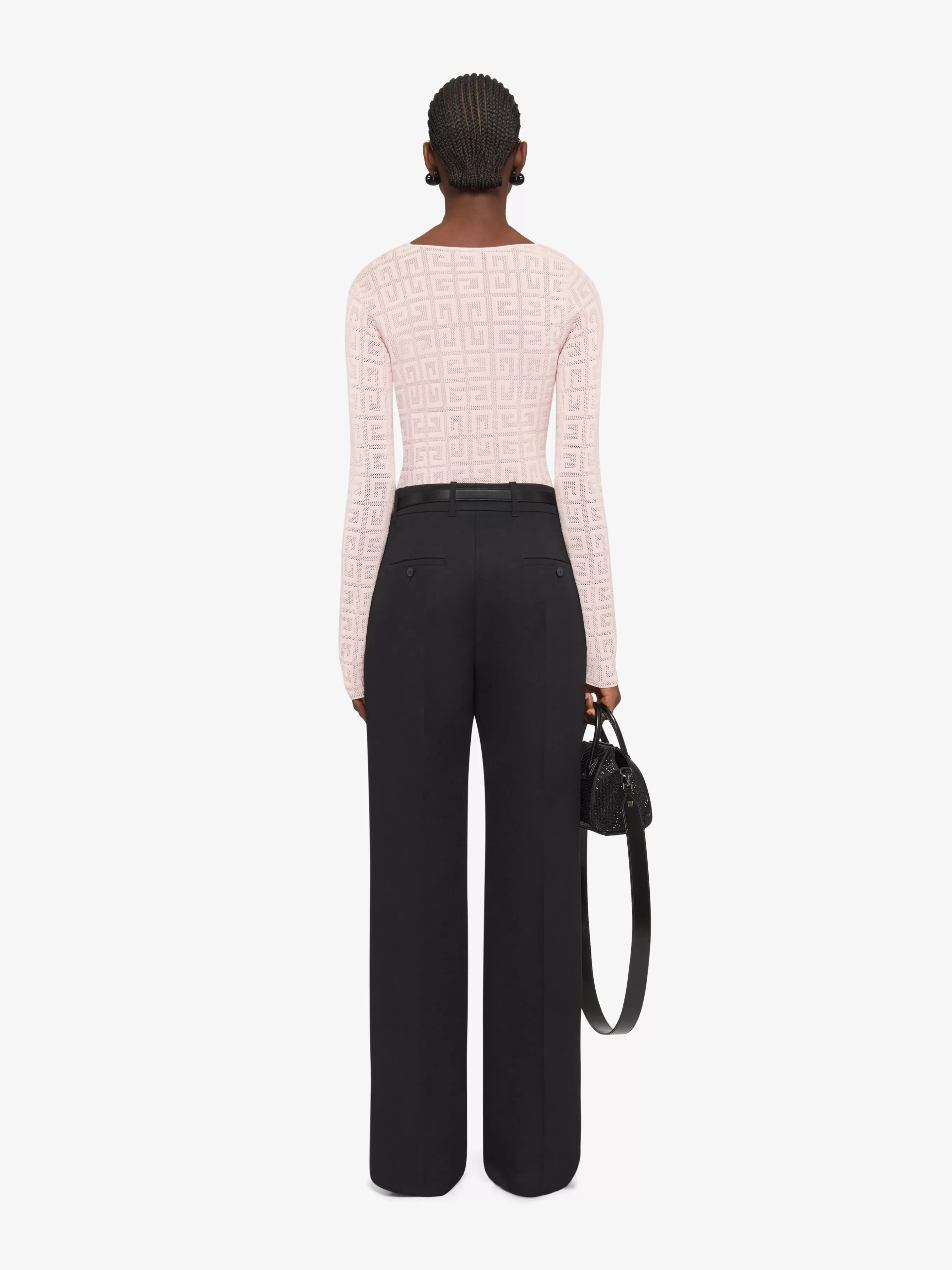 GIVENCHY Knitwear-Draped sweater in 4G jacquard