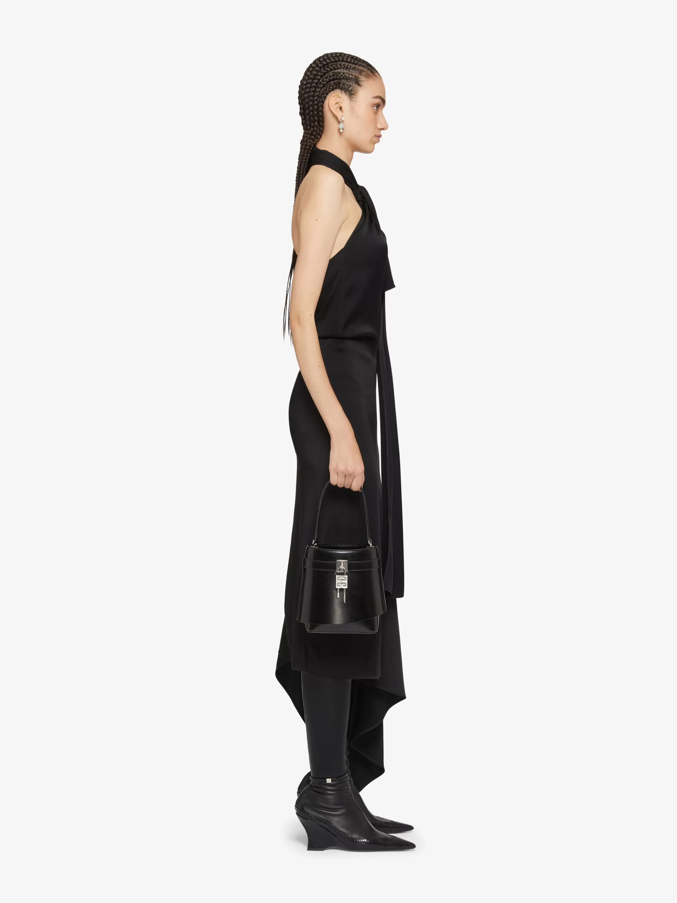 GIVENCHY Dresses-Dress in crepe with satin back and lavalliere