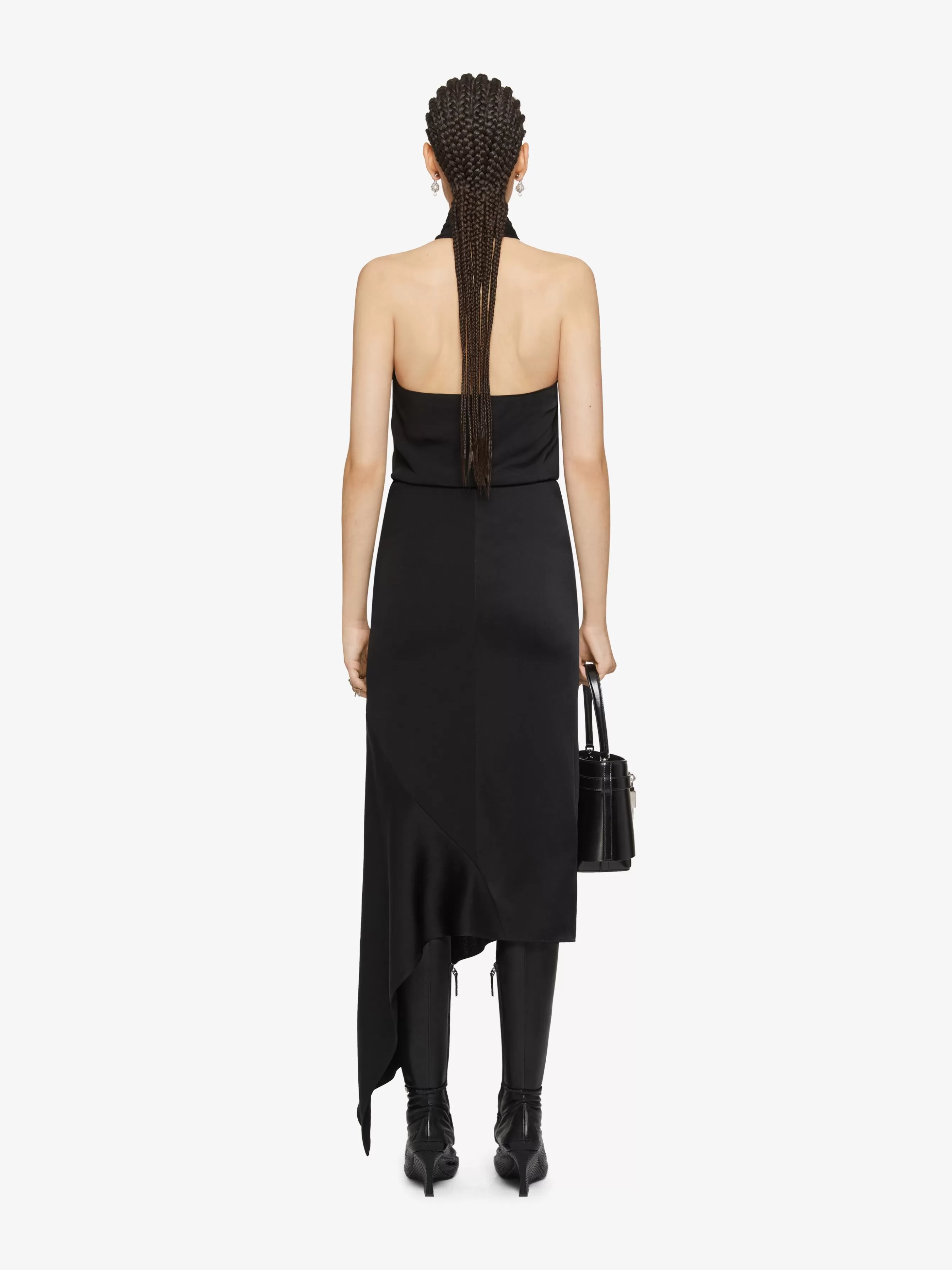 GIVENCHY Dresses-Dress in crepe with satin back and lavalliere