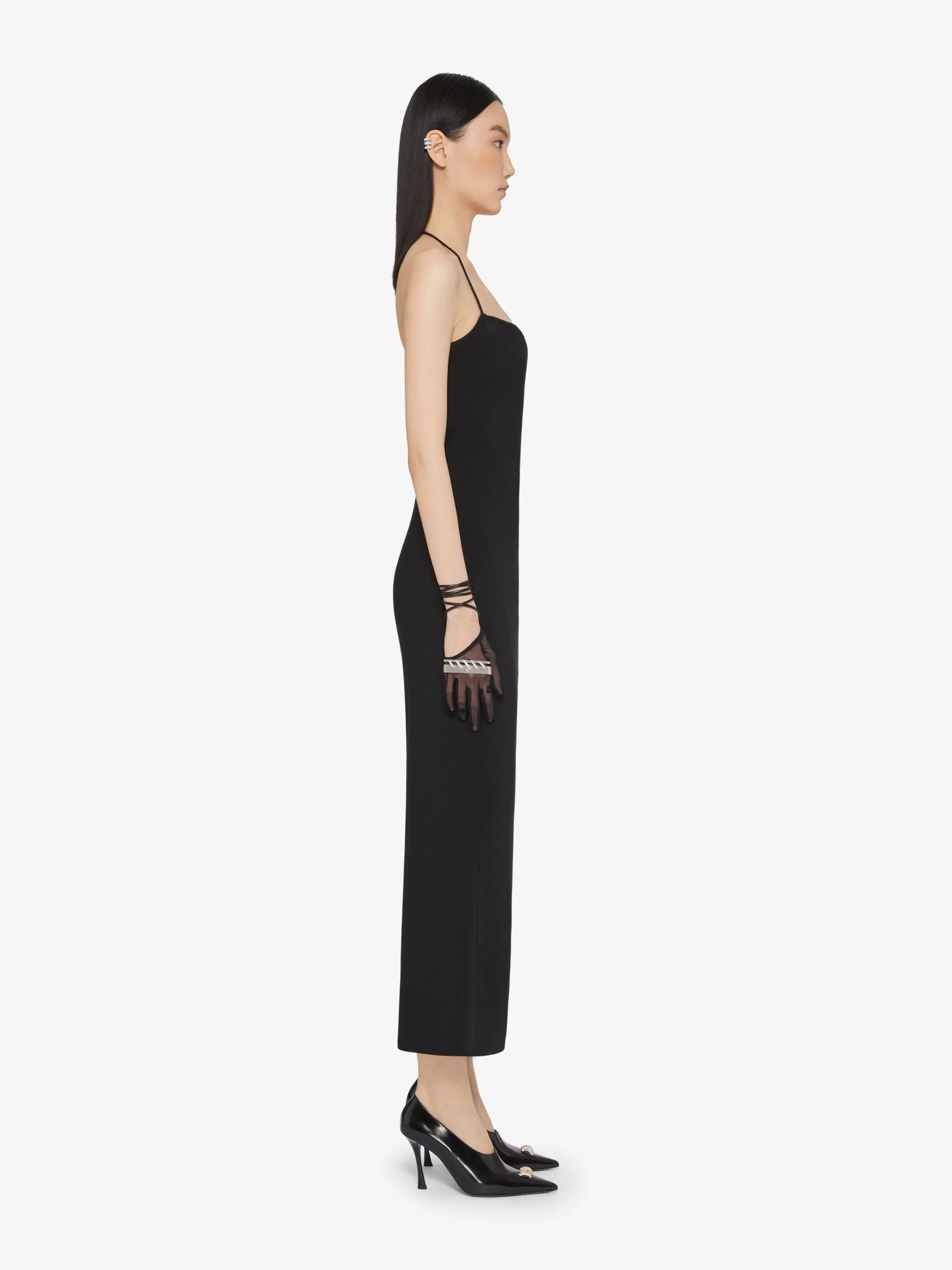 GIVENCHY Dresses-Dress in wool with plunging neckline