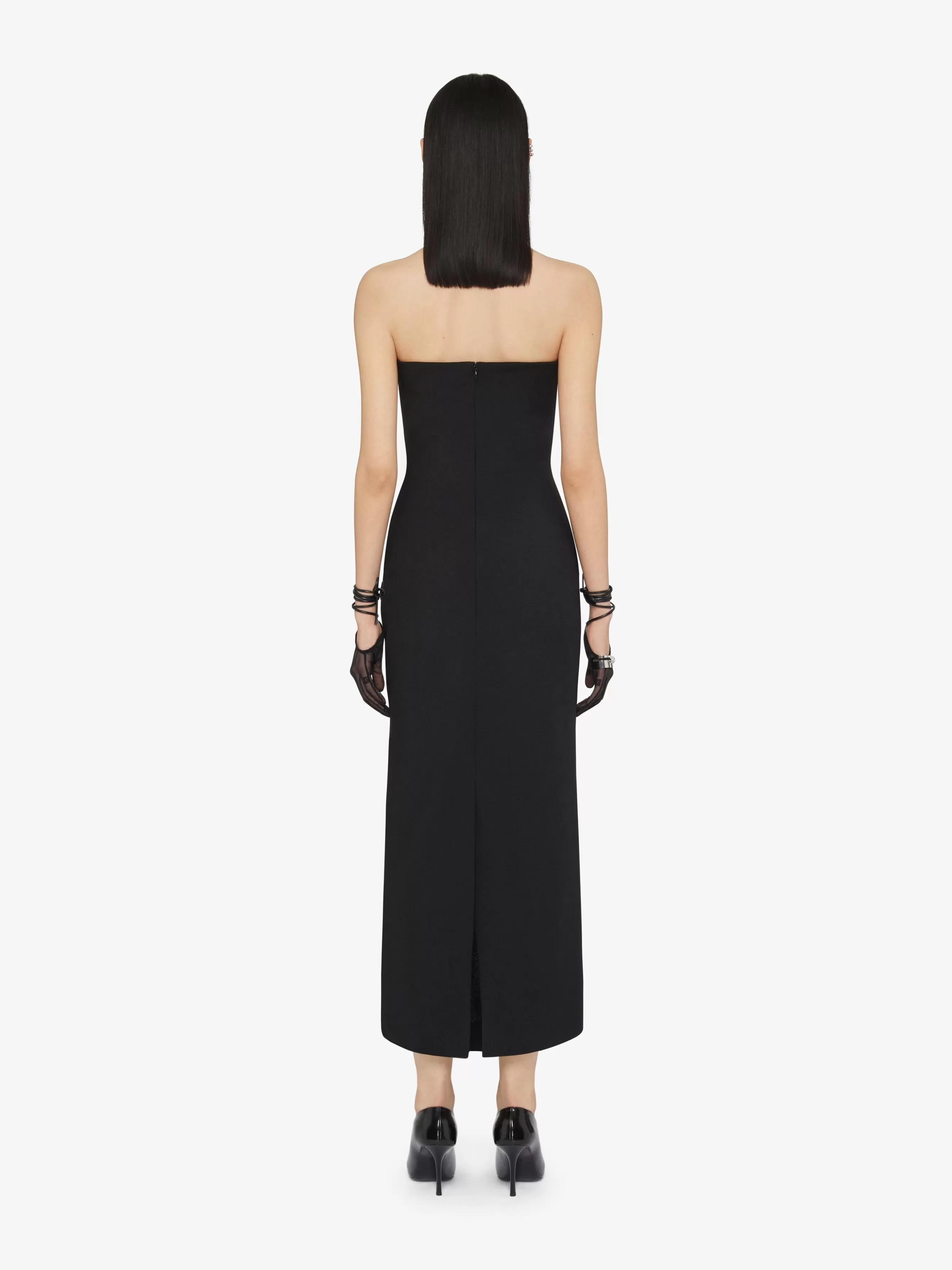 GIVENCHY Dresses-Dress in wool with plunging neckline