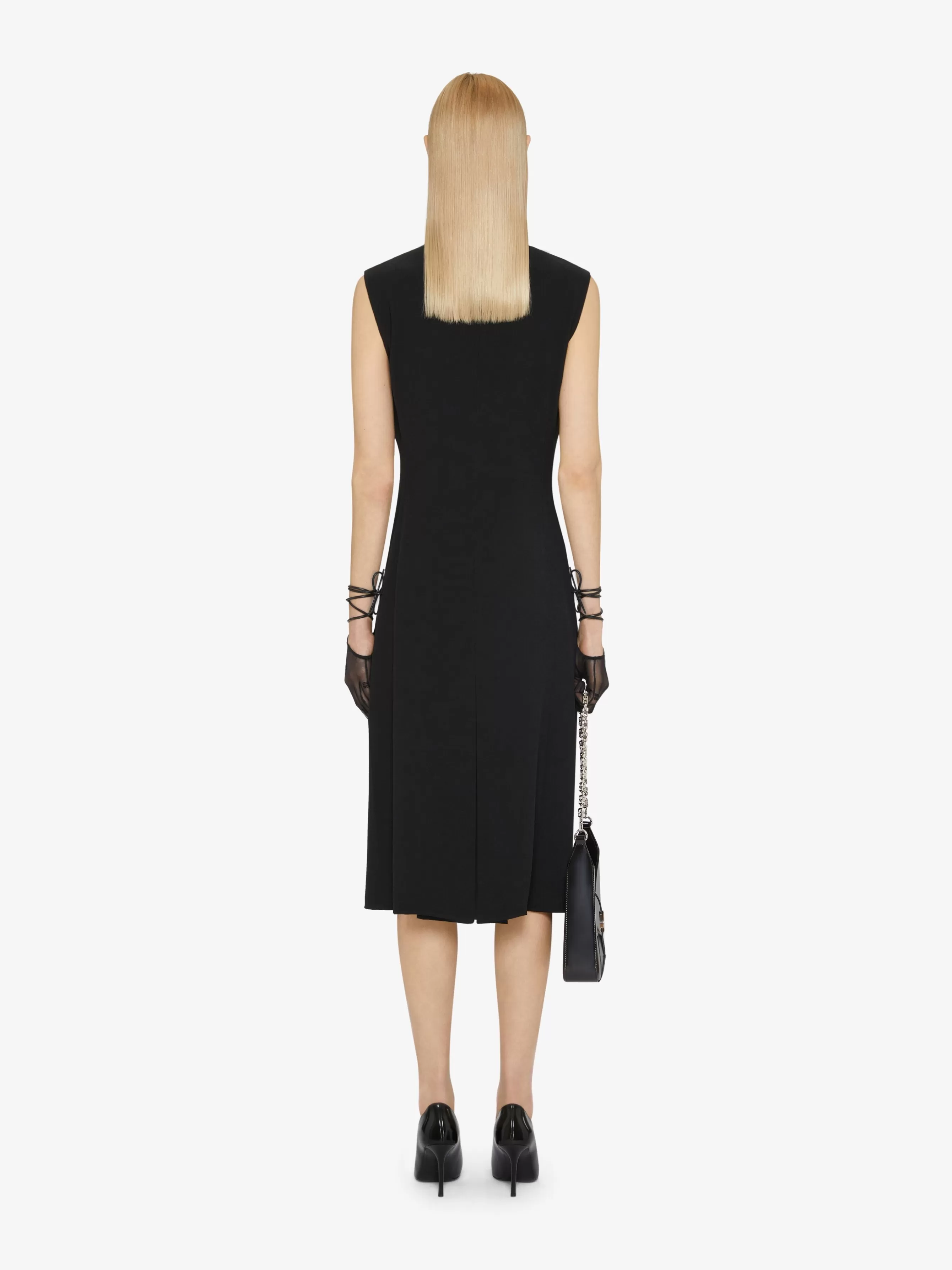 GIVENCHY Dresses-Dress with buttons in crepe with satin back