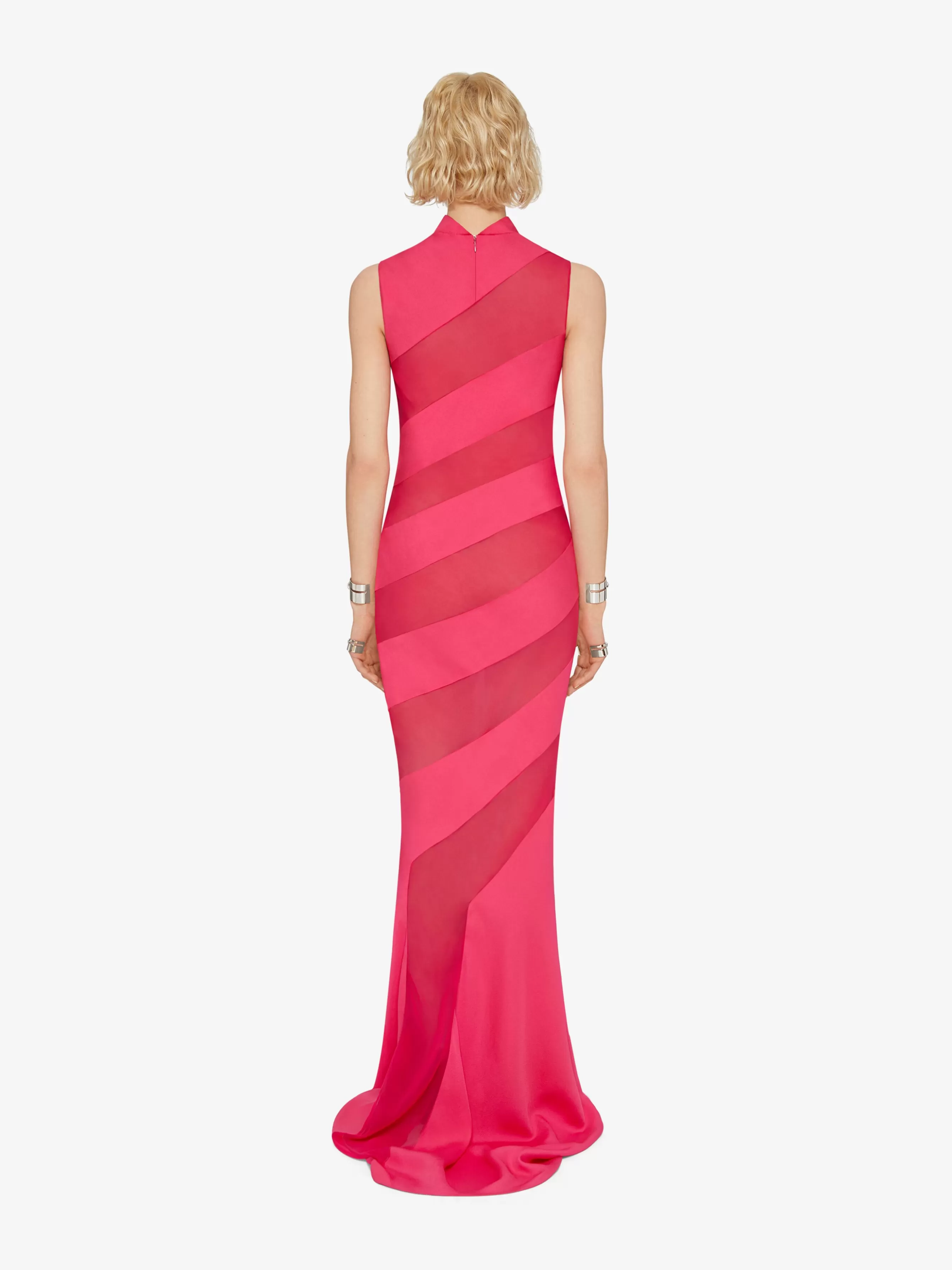 Sale GIVENCHY Dresses-Evening dress in crepe with bands and crystals details