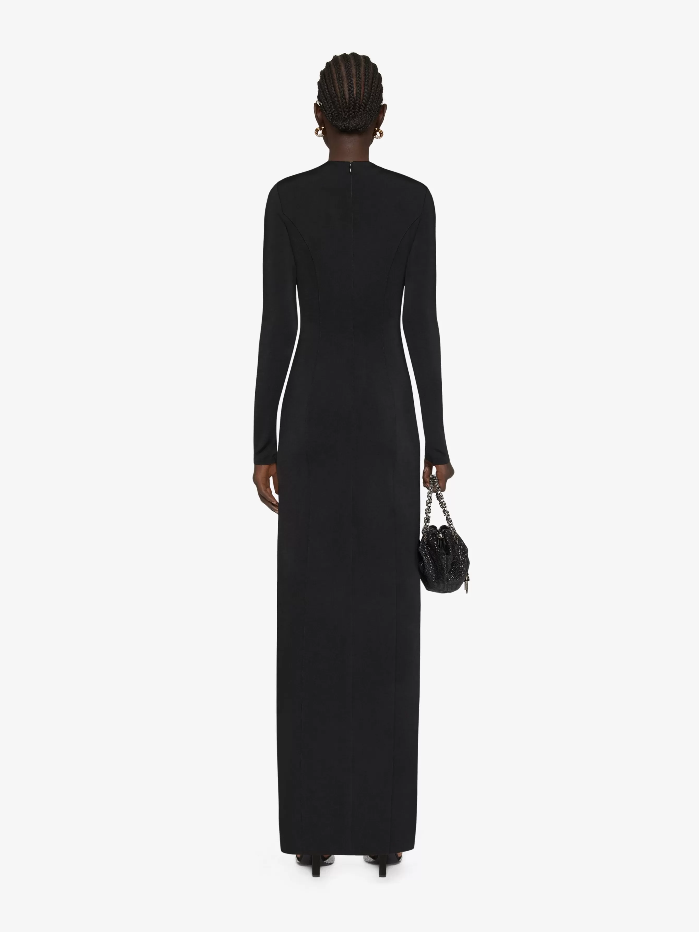 Sale GIVENCHY Dresses-Evening dress in knit with pearls and crystals