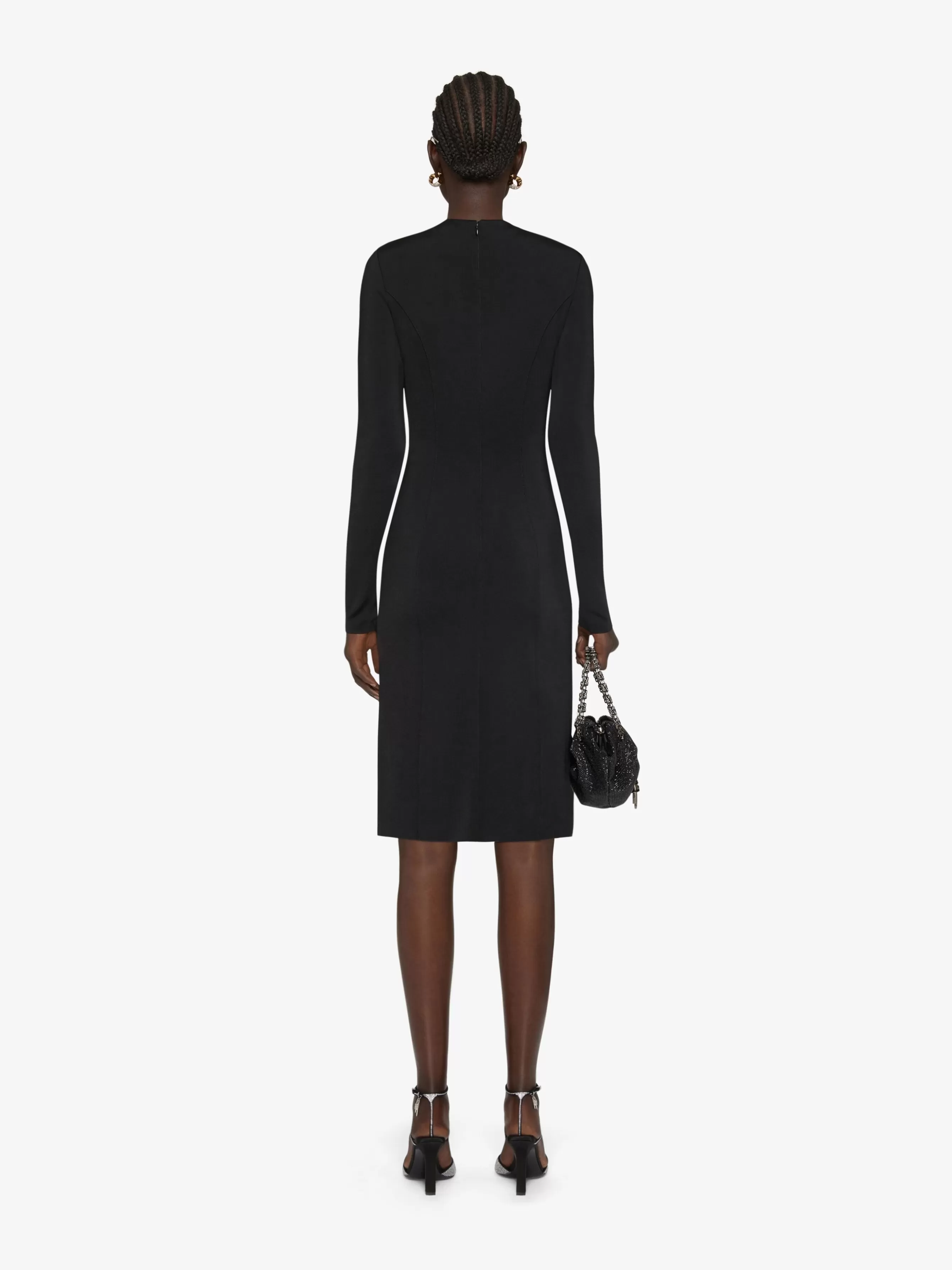 Sale GIVENCHY Dresses-Evening dress in knit with pearls and crystals