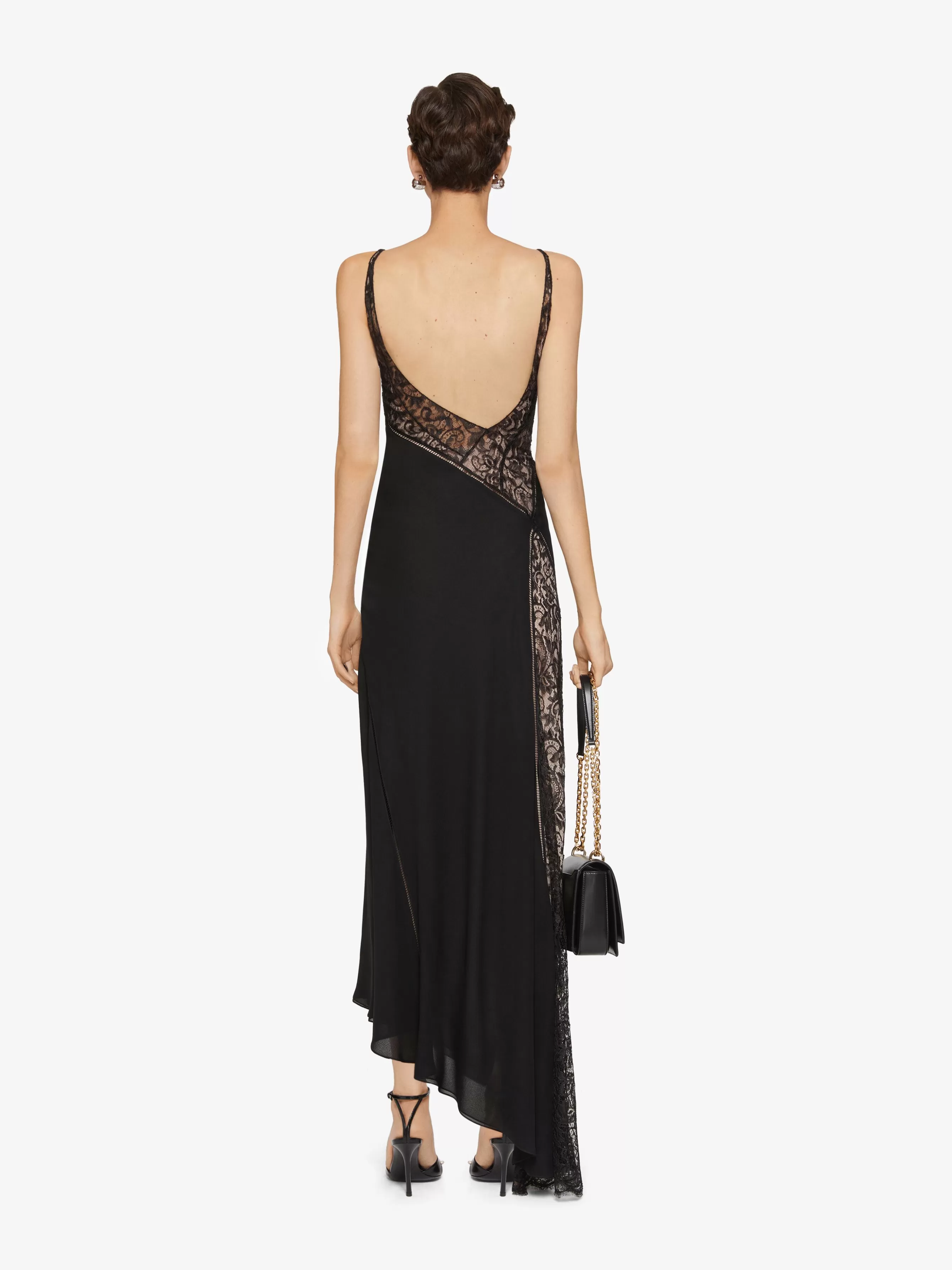 GIVENCHY Dresses-Evening dress in mousseline and lace