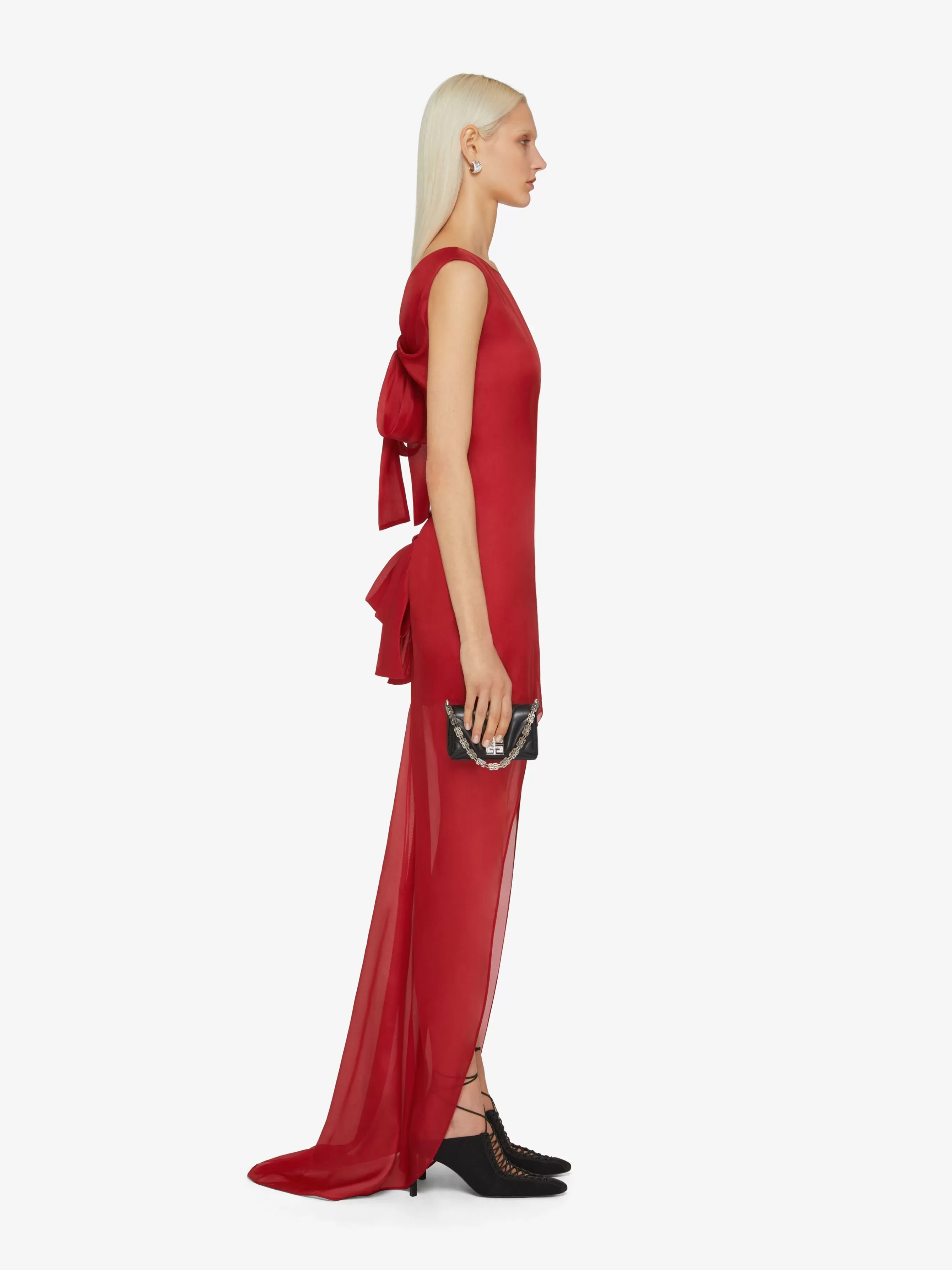 Sale GIVENCHY Dresses-Evening dress in organza with bows