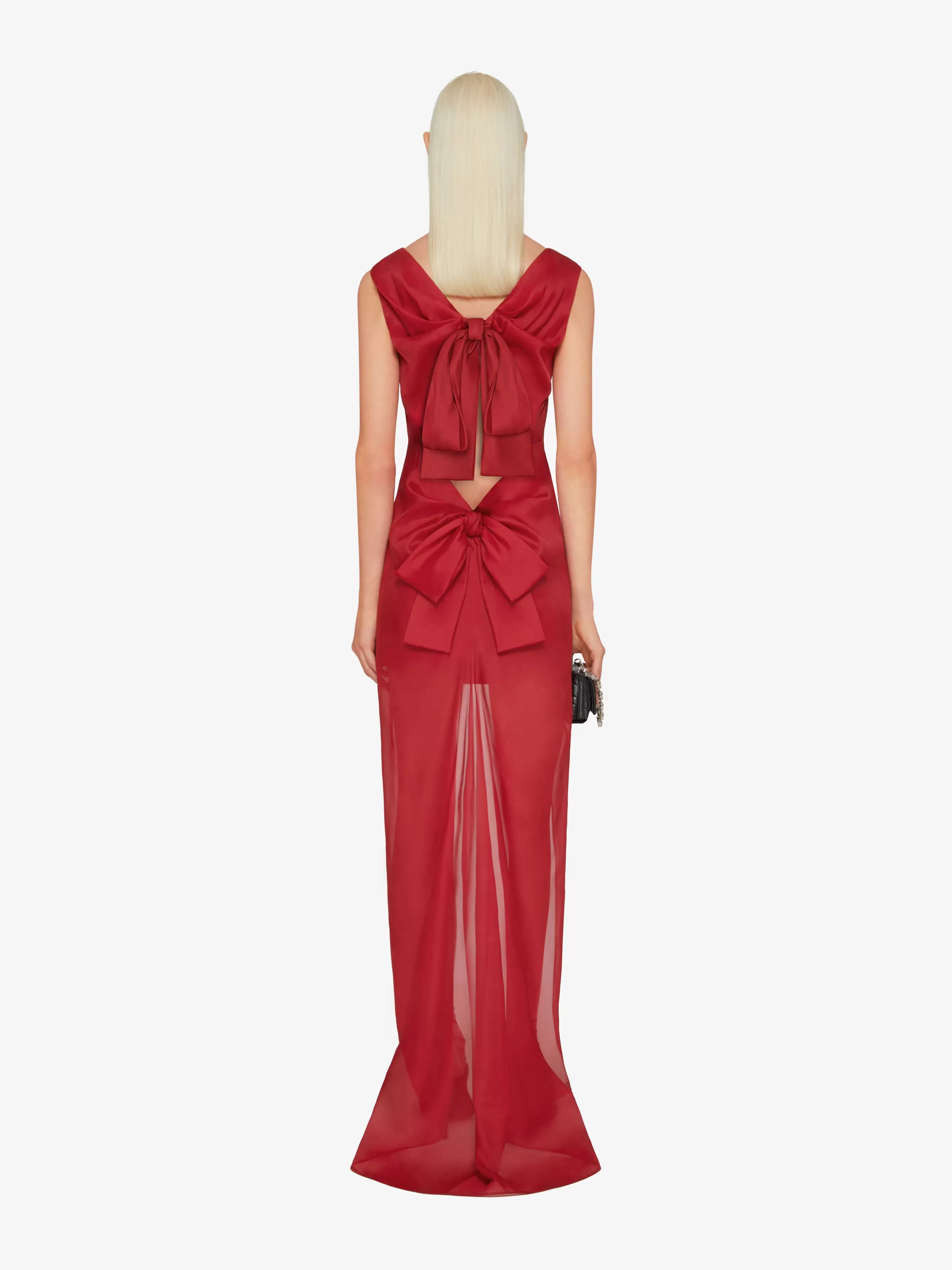 Sale GIVENCHY Dresses-Evening dress in organza with bows