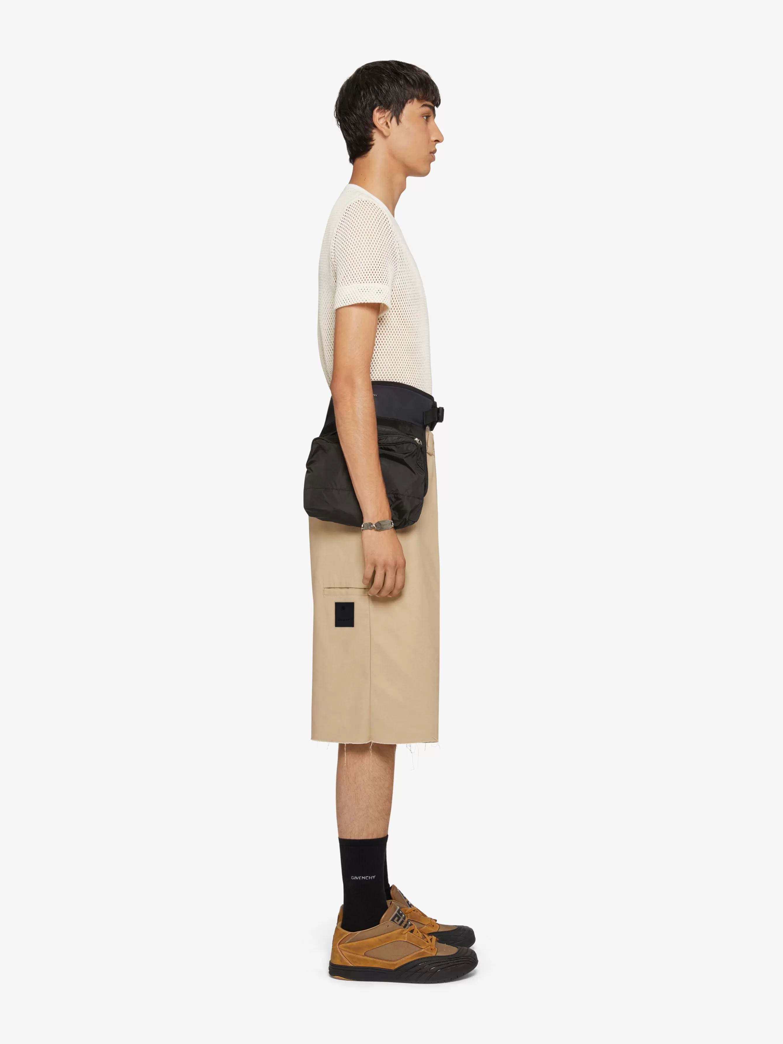 GIVENCHY Shorts-Extra wide chino bermuda shorts in canvas