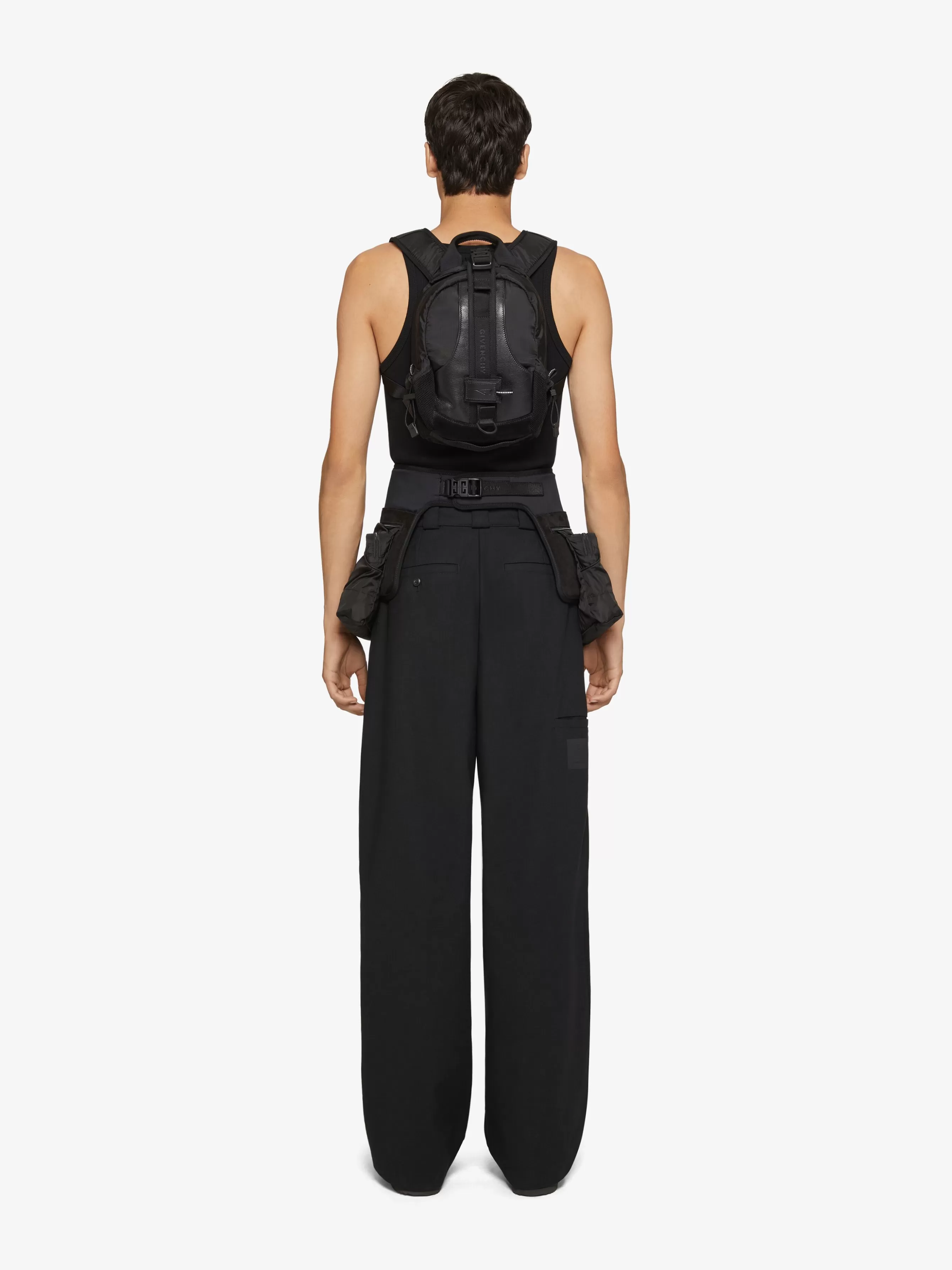 GIVENCHY Pants-Extra wide chino pants in canvas