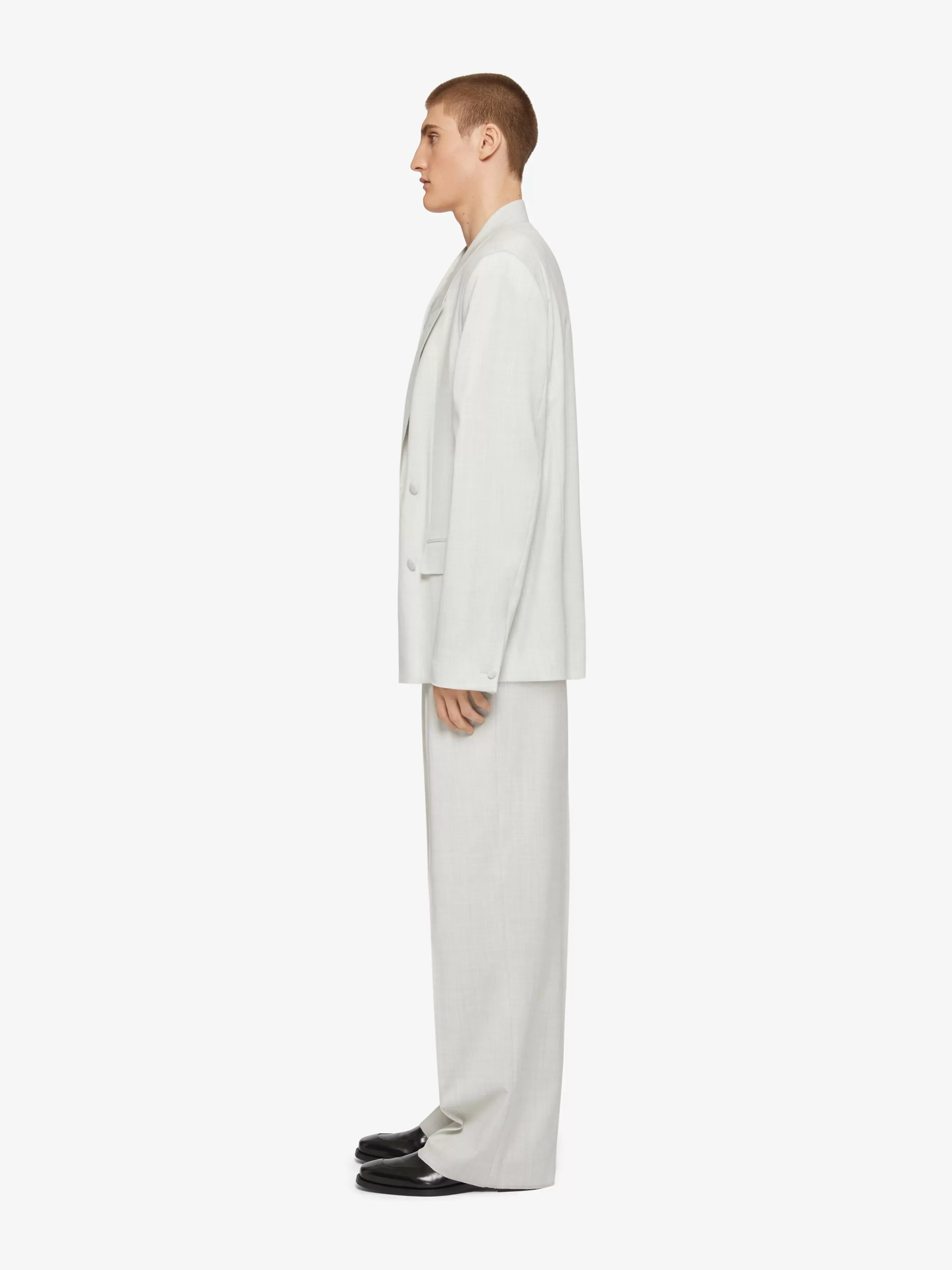 GIVENCHY Pants-Extra wide pants in wool