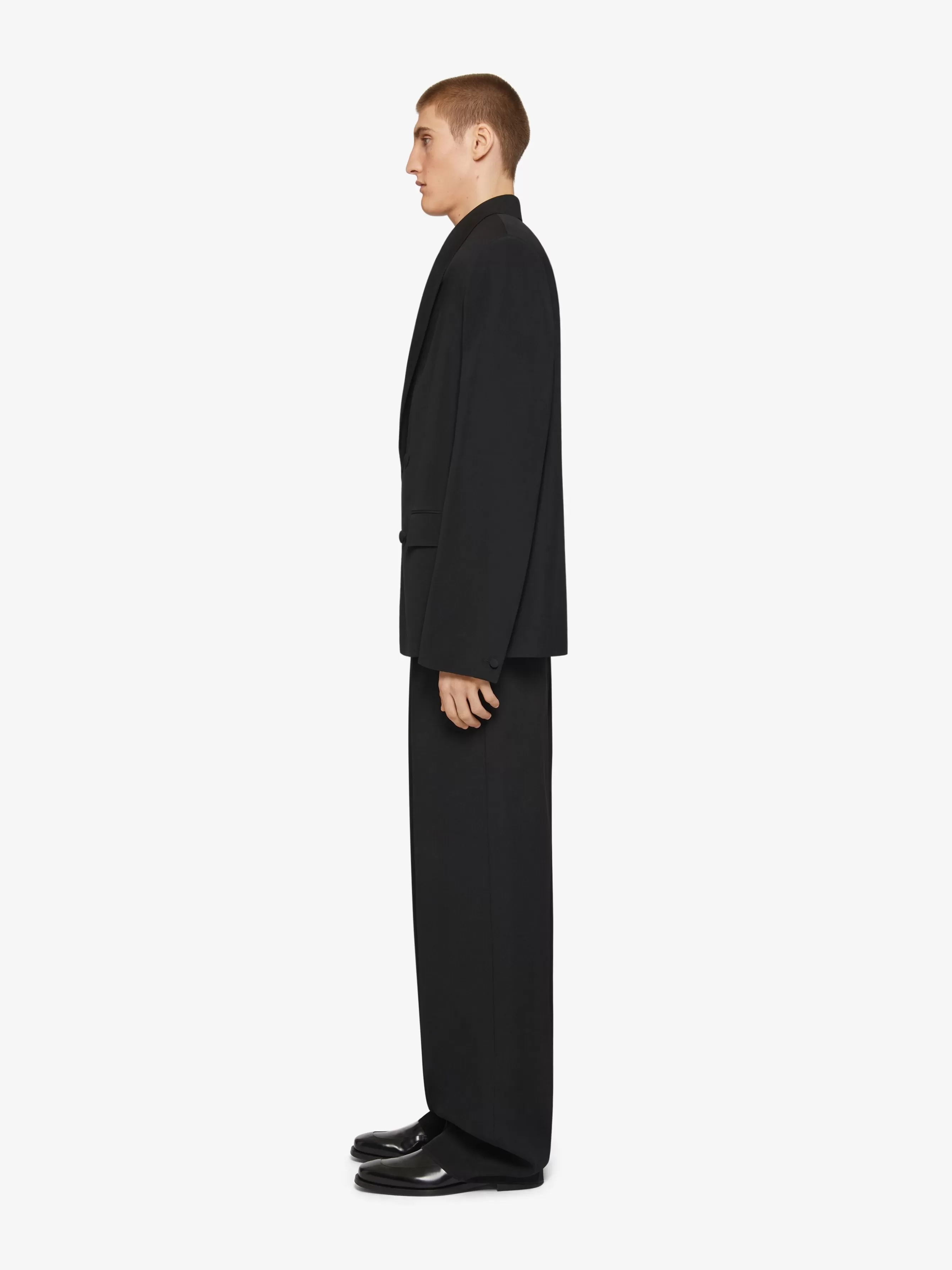 GIVENCHY Pants-Extra wide pants in wool