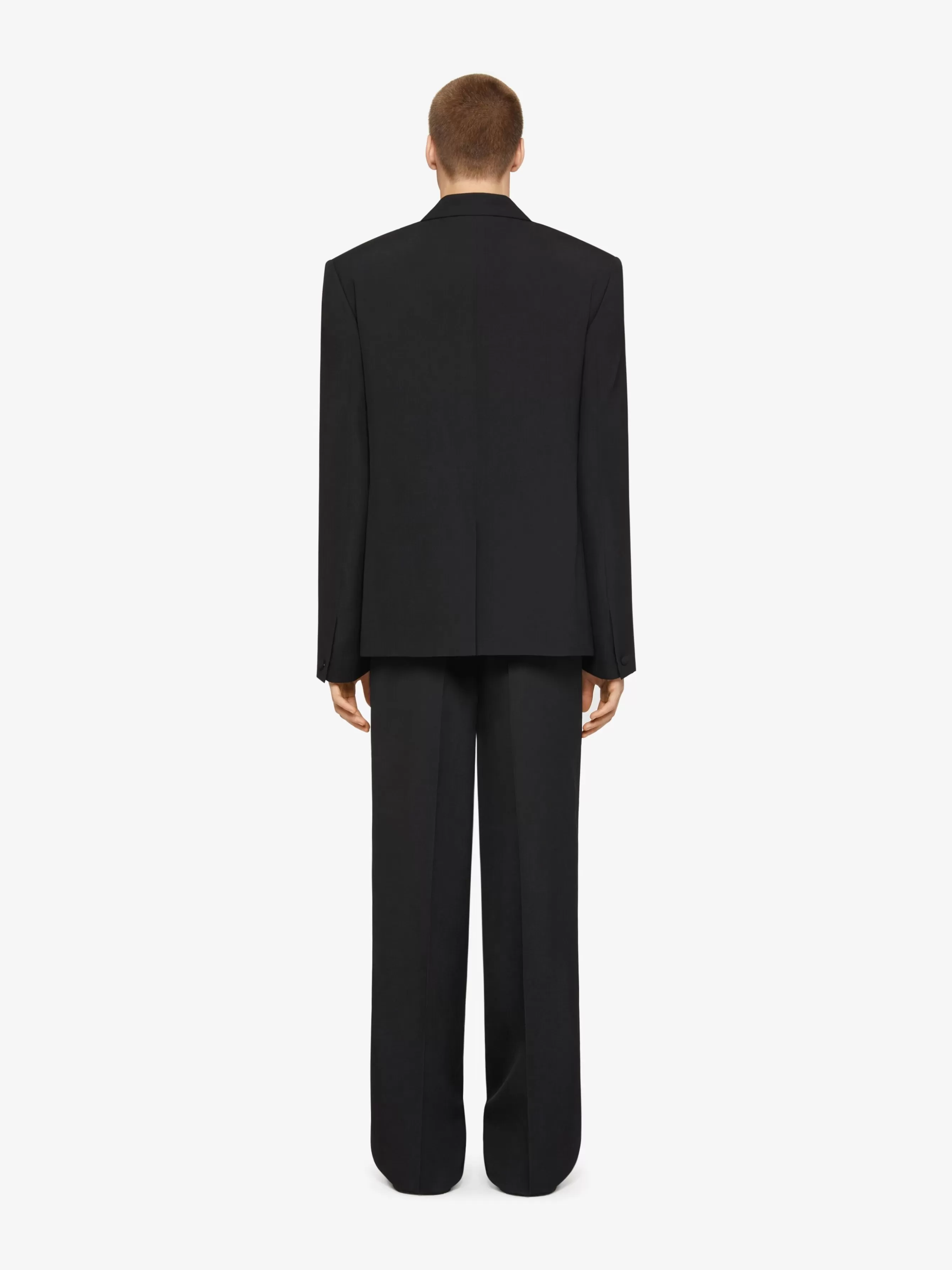 GIVENCHY Pants-Extra wide pants in wool