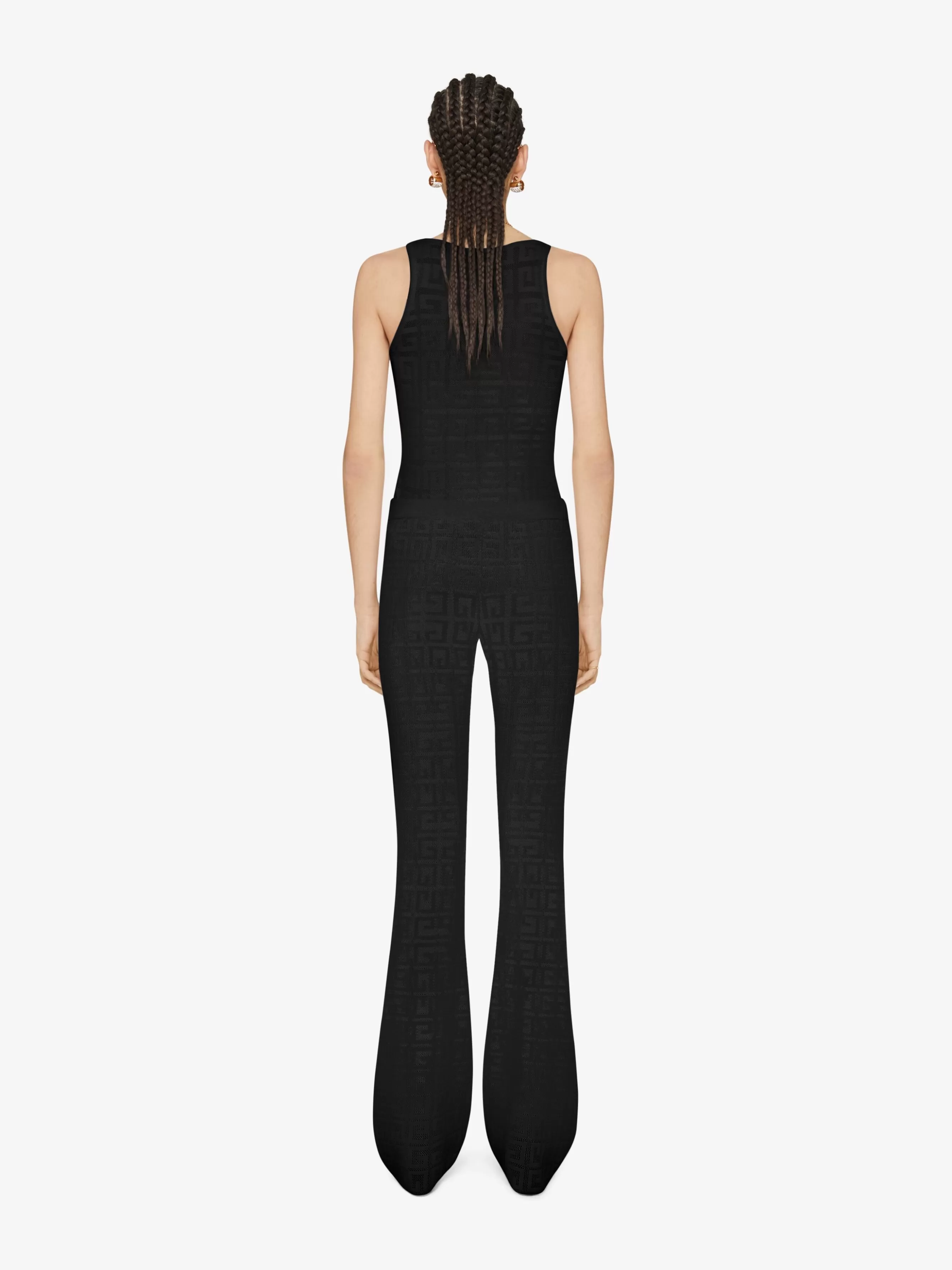 GIVENCHY Pants-Flare pants in 4G jacquard