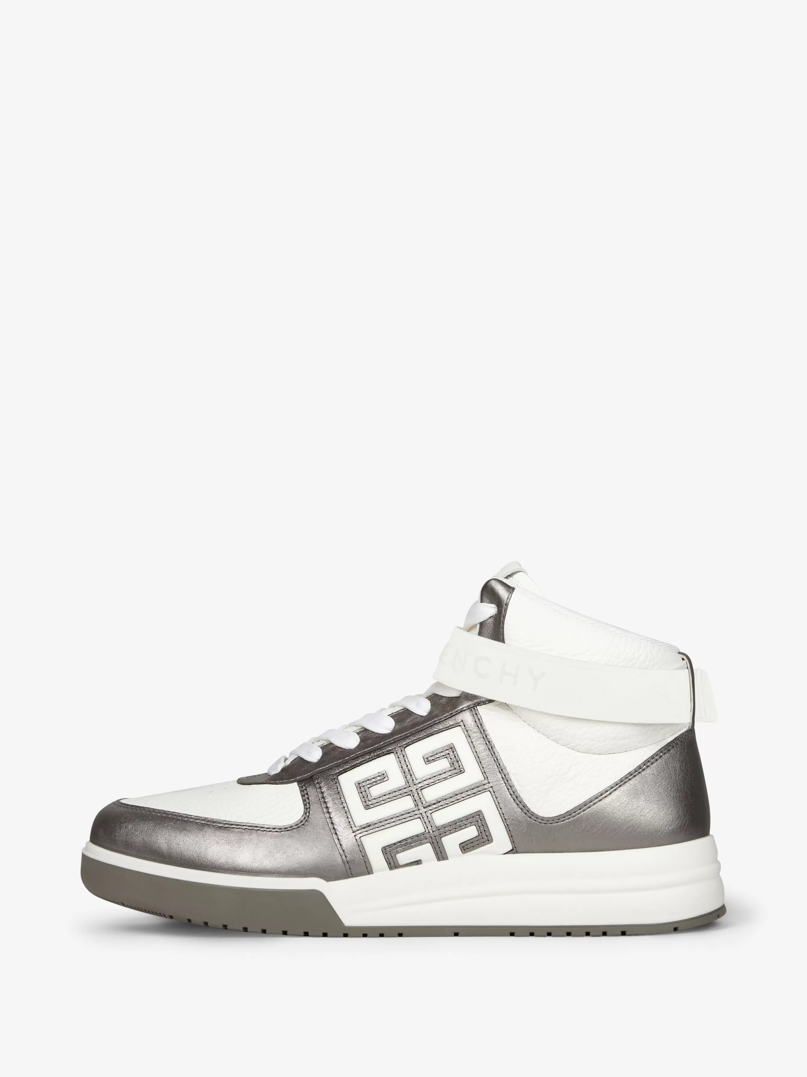 Men GIVENCHY G4 | Sneakers-G4 high top sneakers in laminated leather