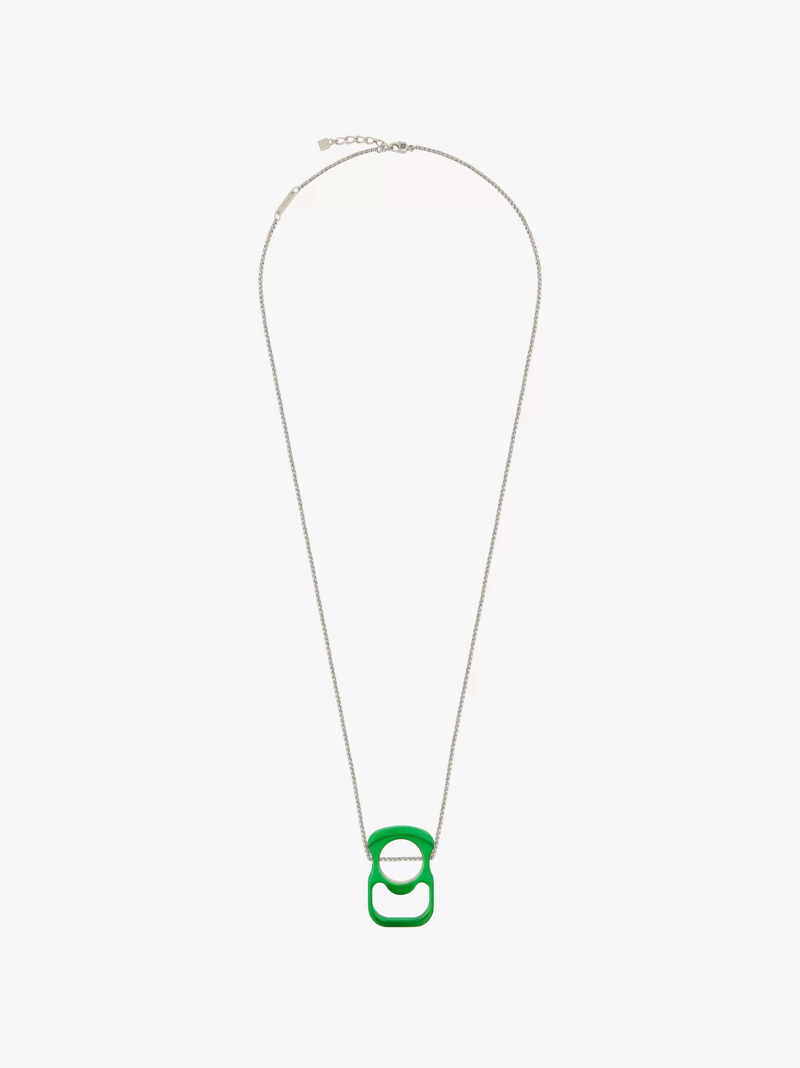 GIVENCHY Jewelry-G Can necklace in metal and enamel