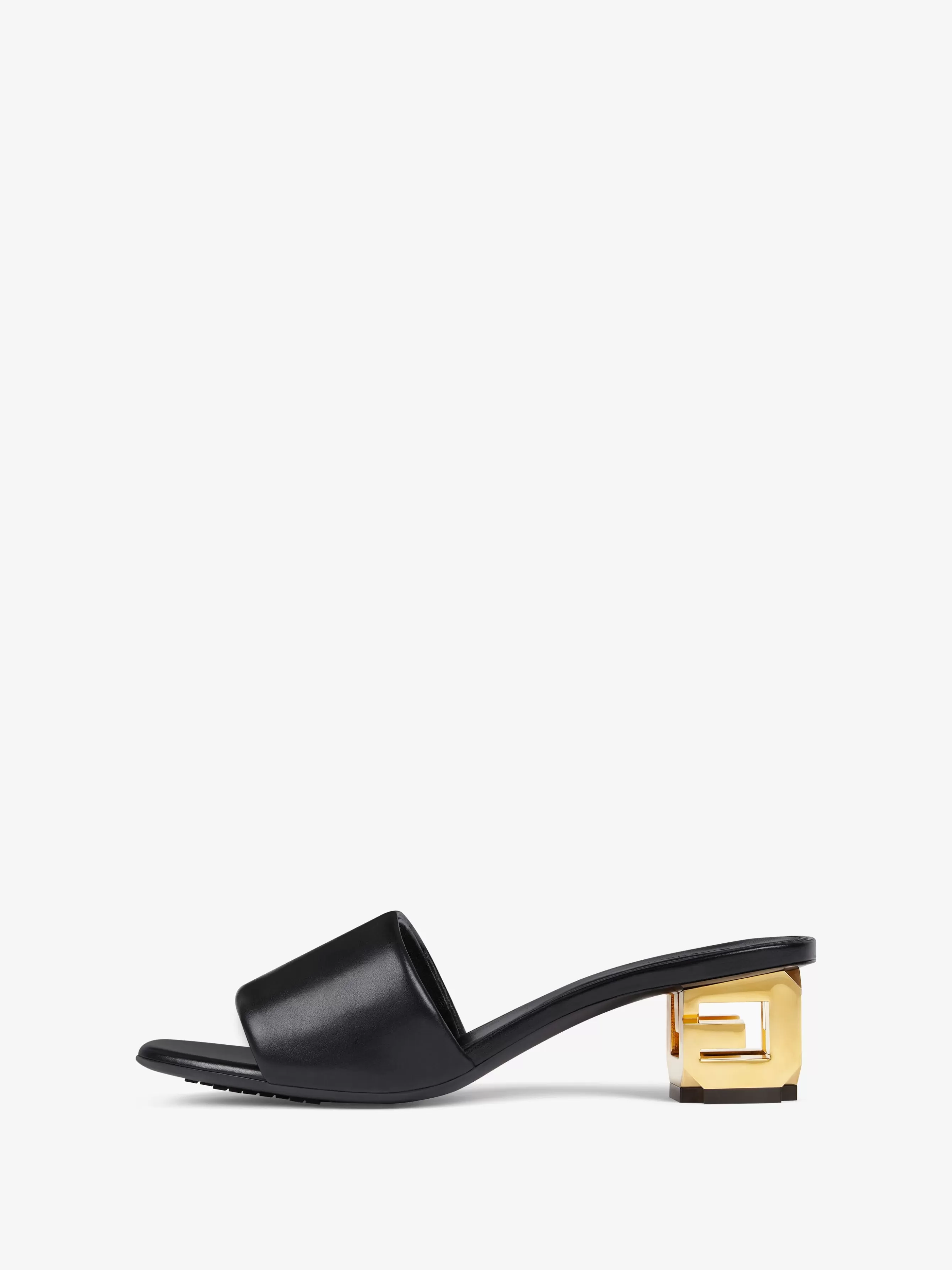 GIVENCHY Heels-G Cube mules in leather