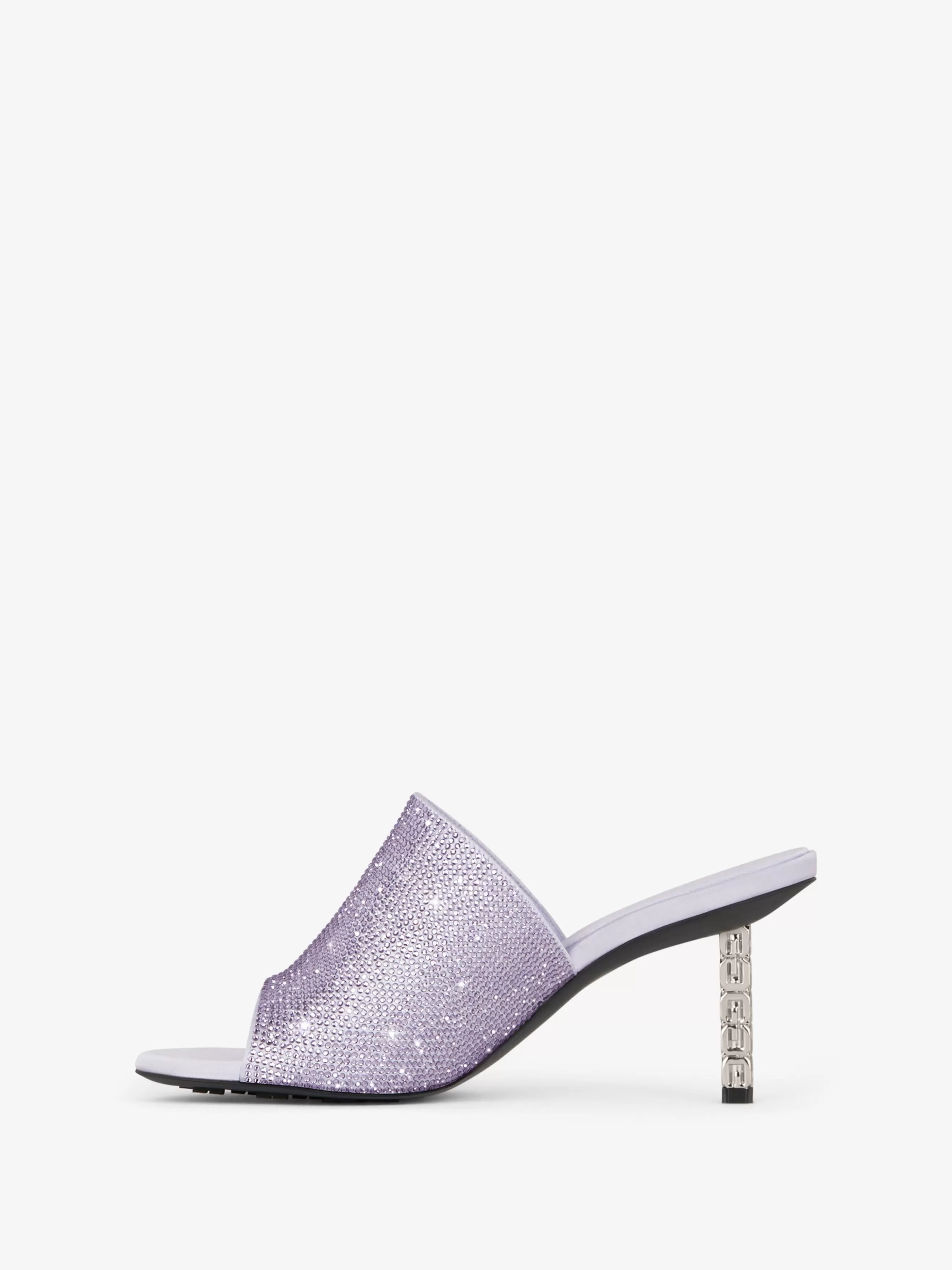 Sale/Women GIVENCHY Shoes | Heels-G Cube mules in satin with strass