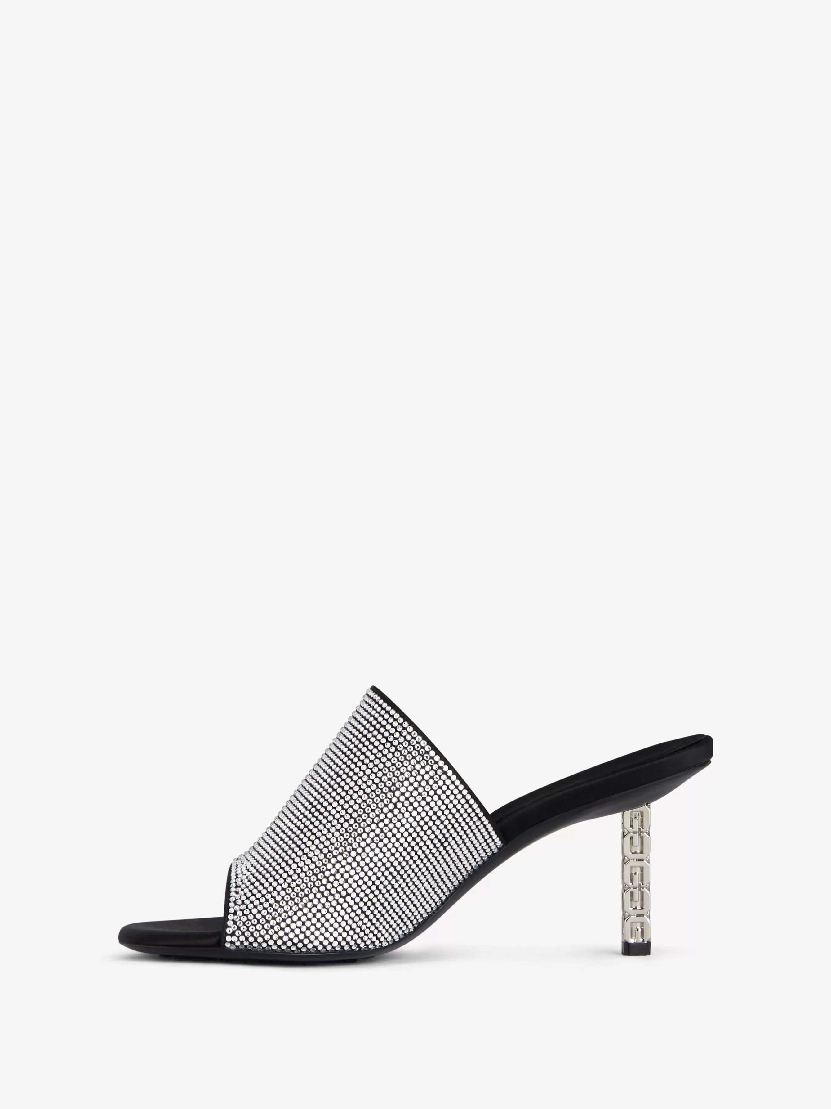 Sale GIVENCHY Shoes-G Cube mules in satin with strass