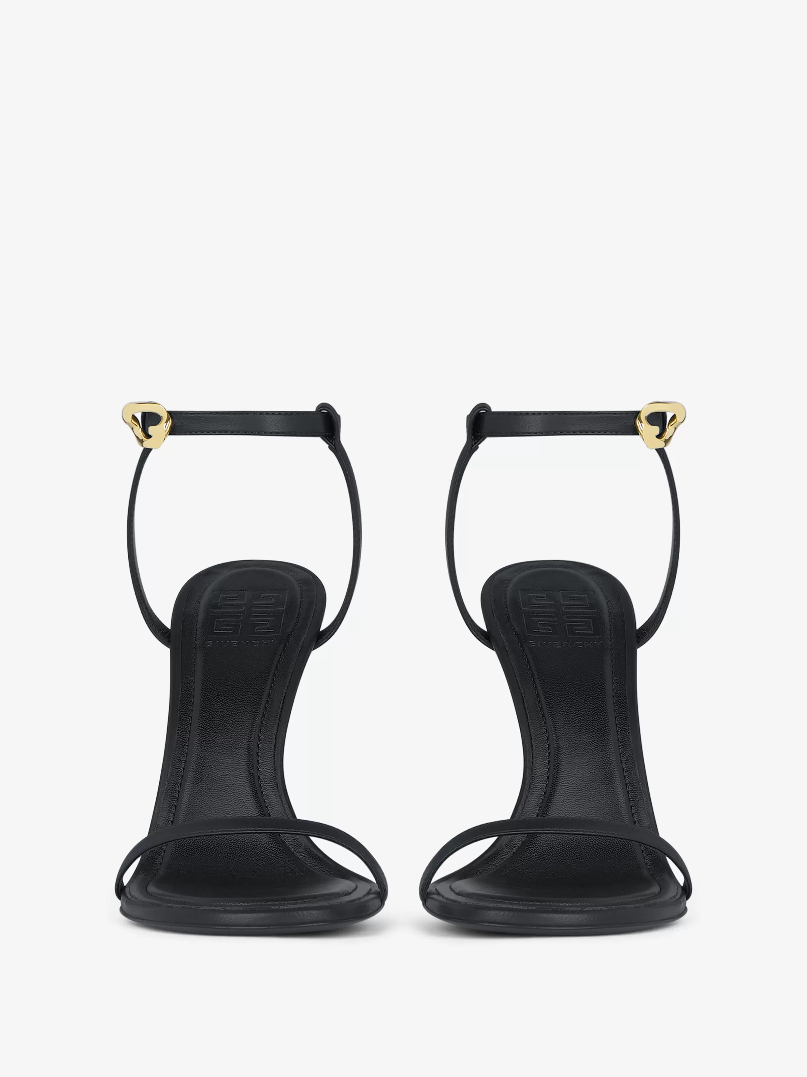 Women GIVENCHY Slides & Sandals | Heels-G Cube sandals in leather