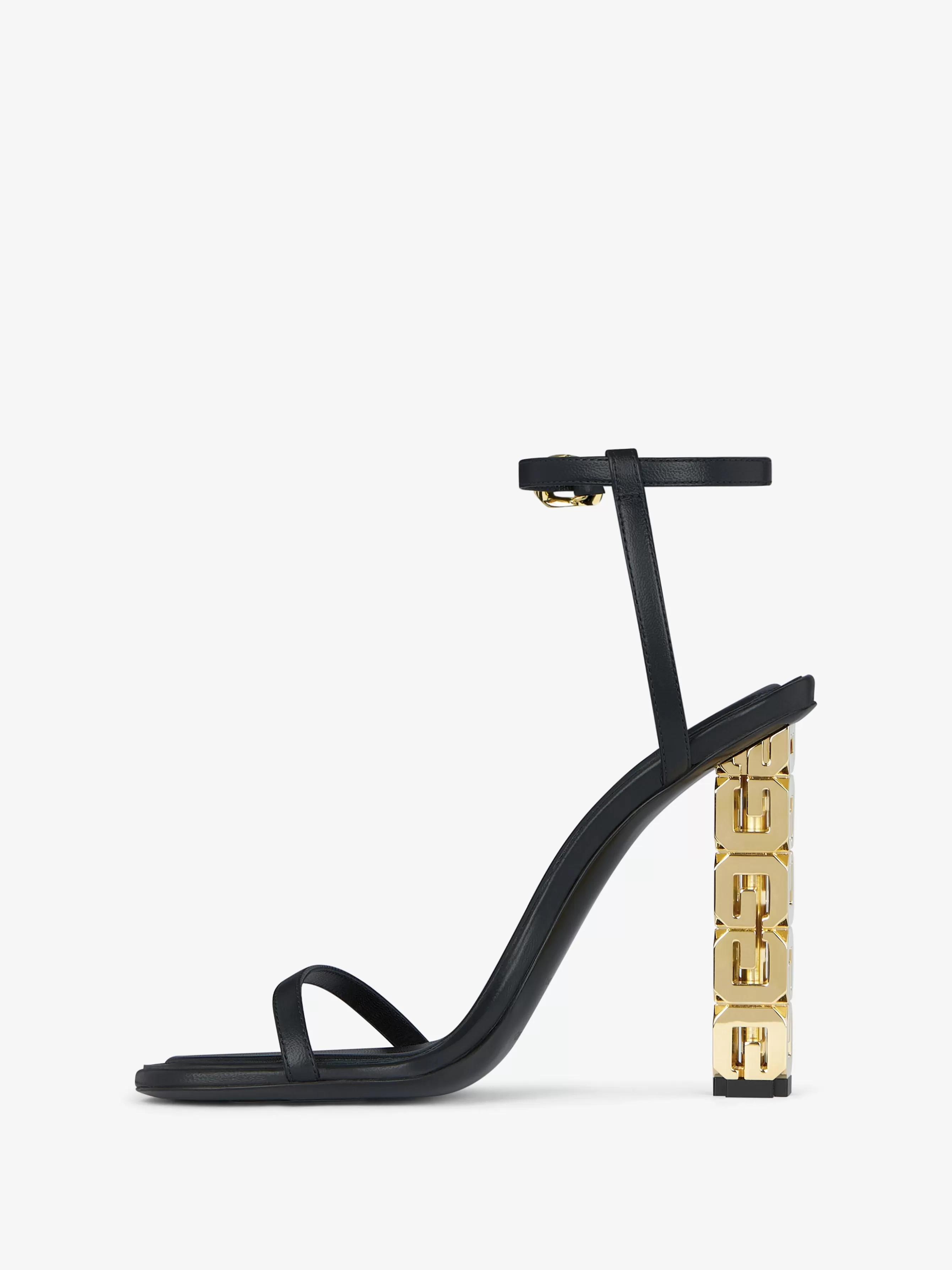 Women GIVENCHY Slides & Sandals | Heels-G Cube sandals in leather