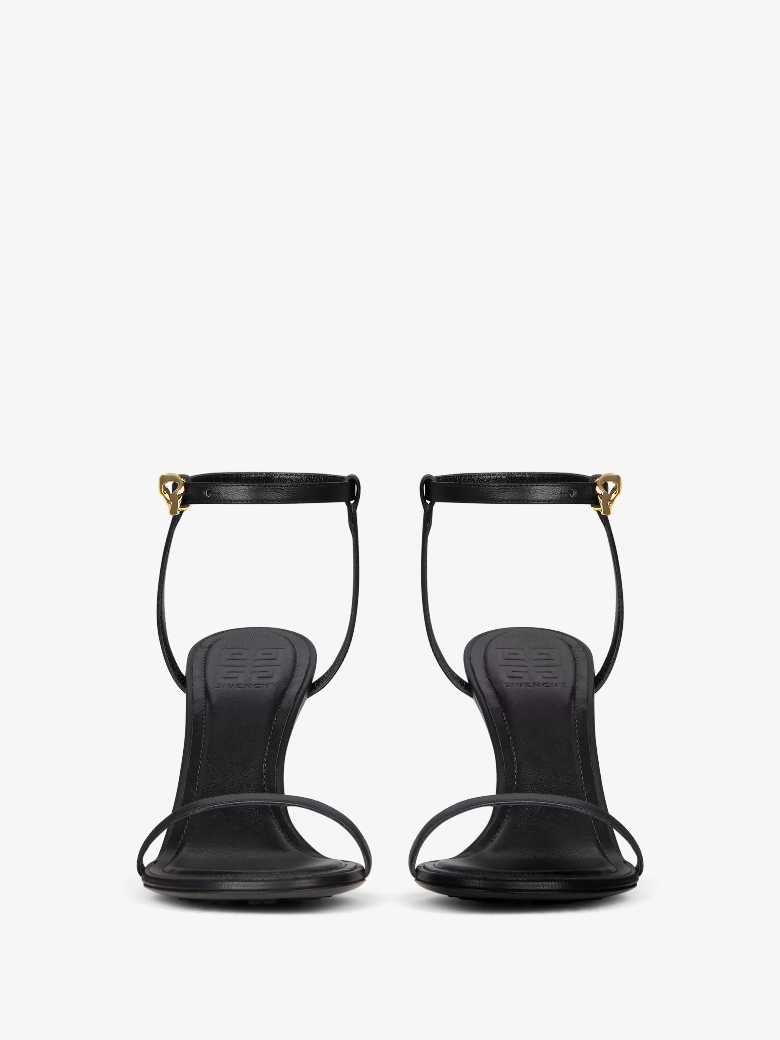 Women GIVENCHY Slides & Sandals | Heels-G Cube sandals in leather