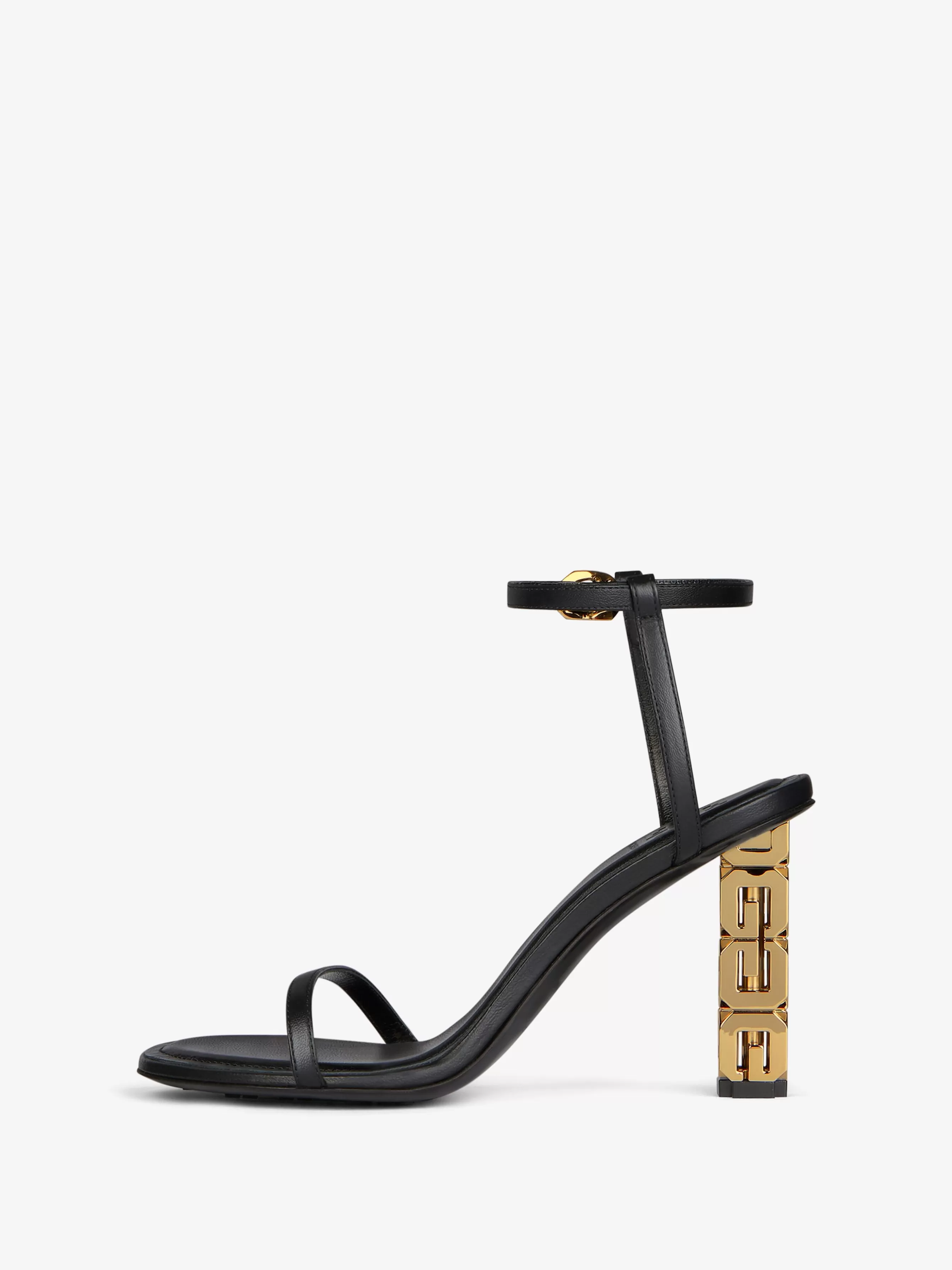 Women GIVENCHY Slides & Sandals | Heels-G Cube sandals in leather