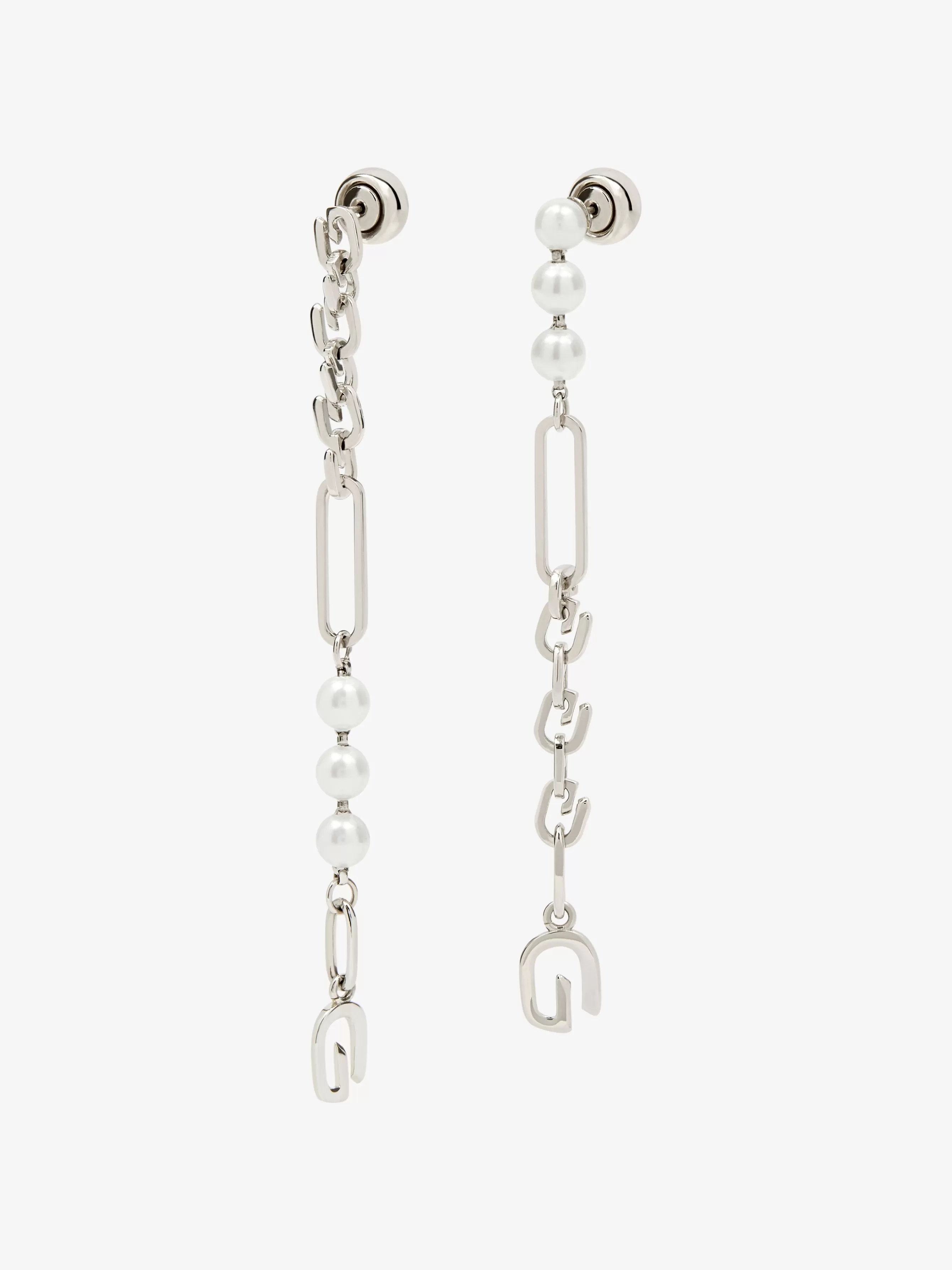 Sale/Women GIVENCHY Jewels & Accessories | Jewelry-G Link earrings in metal with pearls