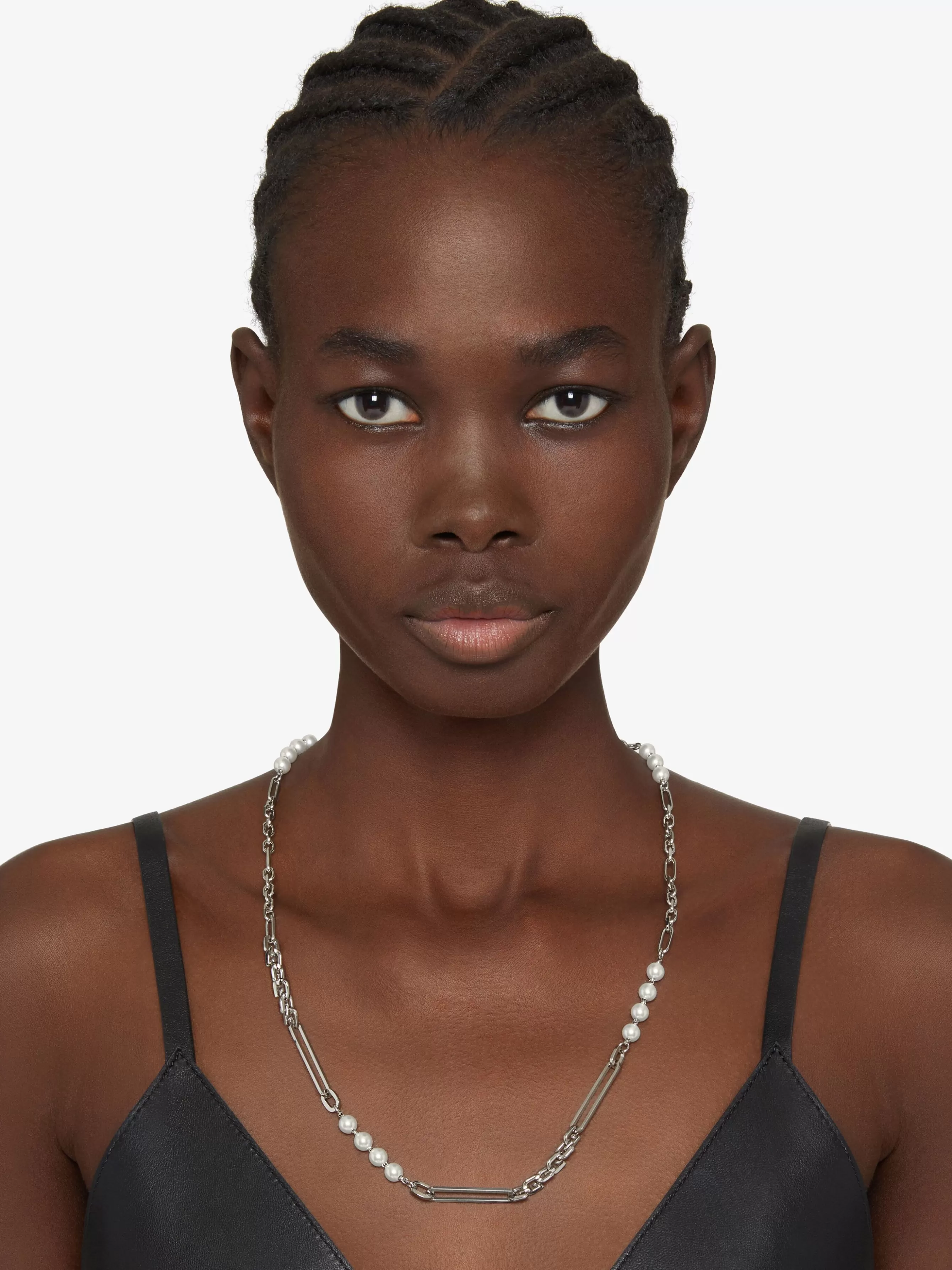 Sale/Women GIVENCHY Jewels & Accessories | Jewelry-G Link necklace in metal with pearls