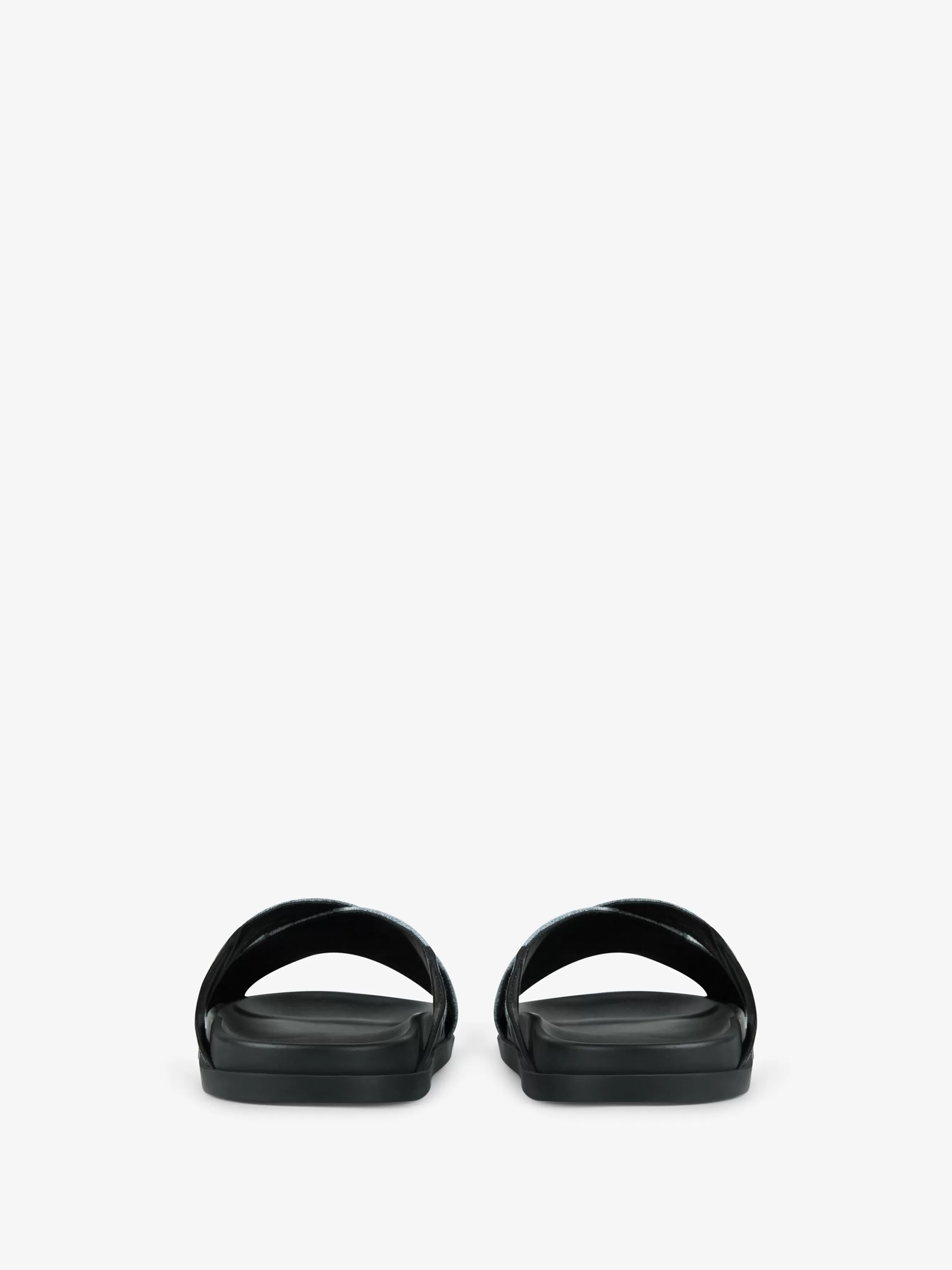 Sale/Men GIVENCHY Shoes | Slides & Sandals-G Plage flat sandals with crossed straps in 4G denim