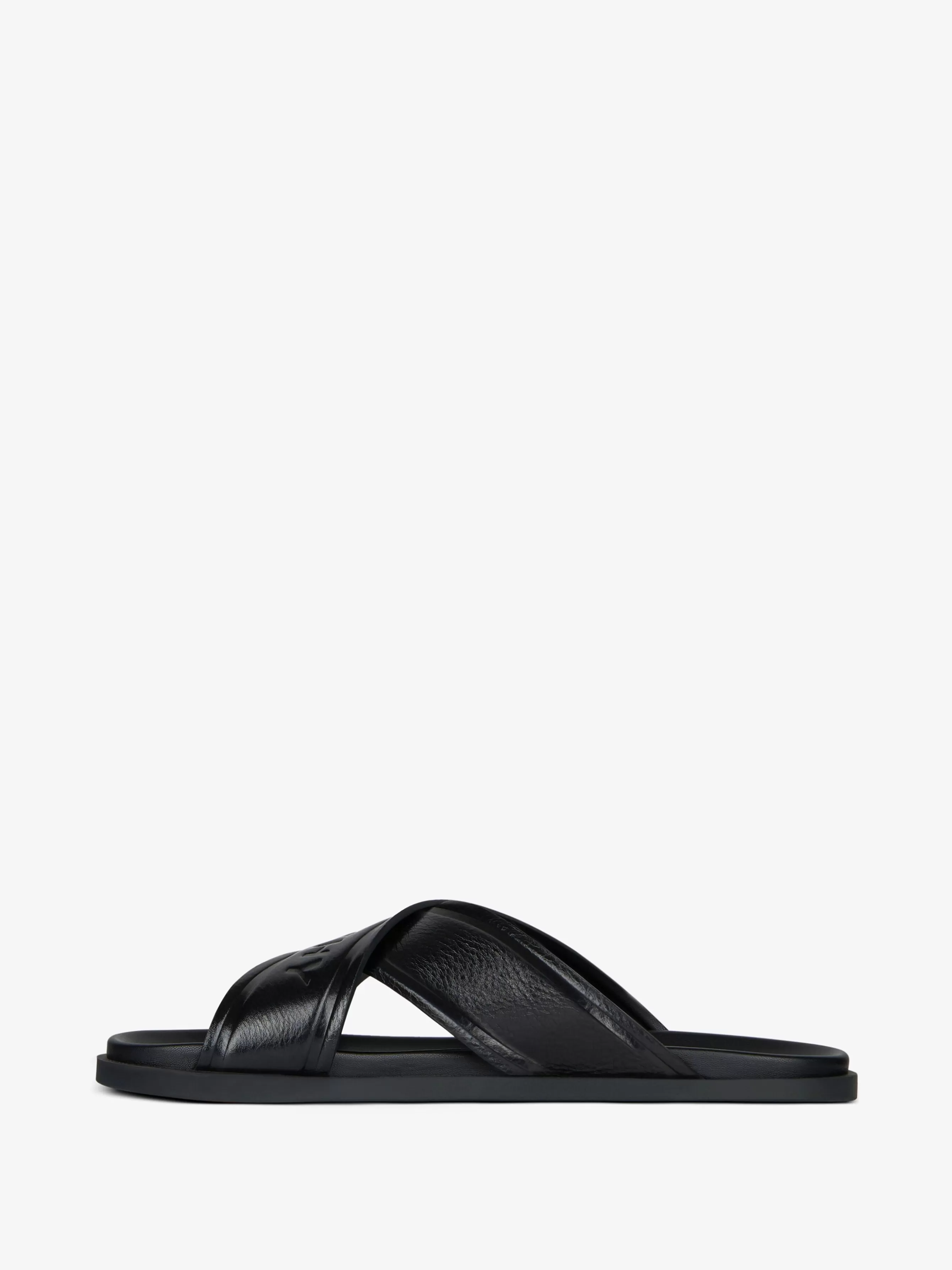 GIVENCHY Slides & Sandals-G Plage flat sandals with crossed straps in leather