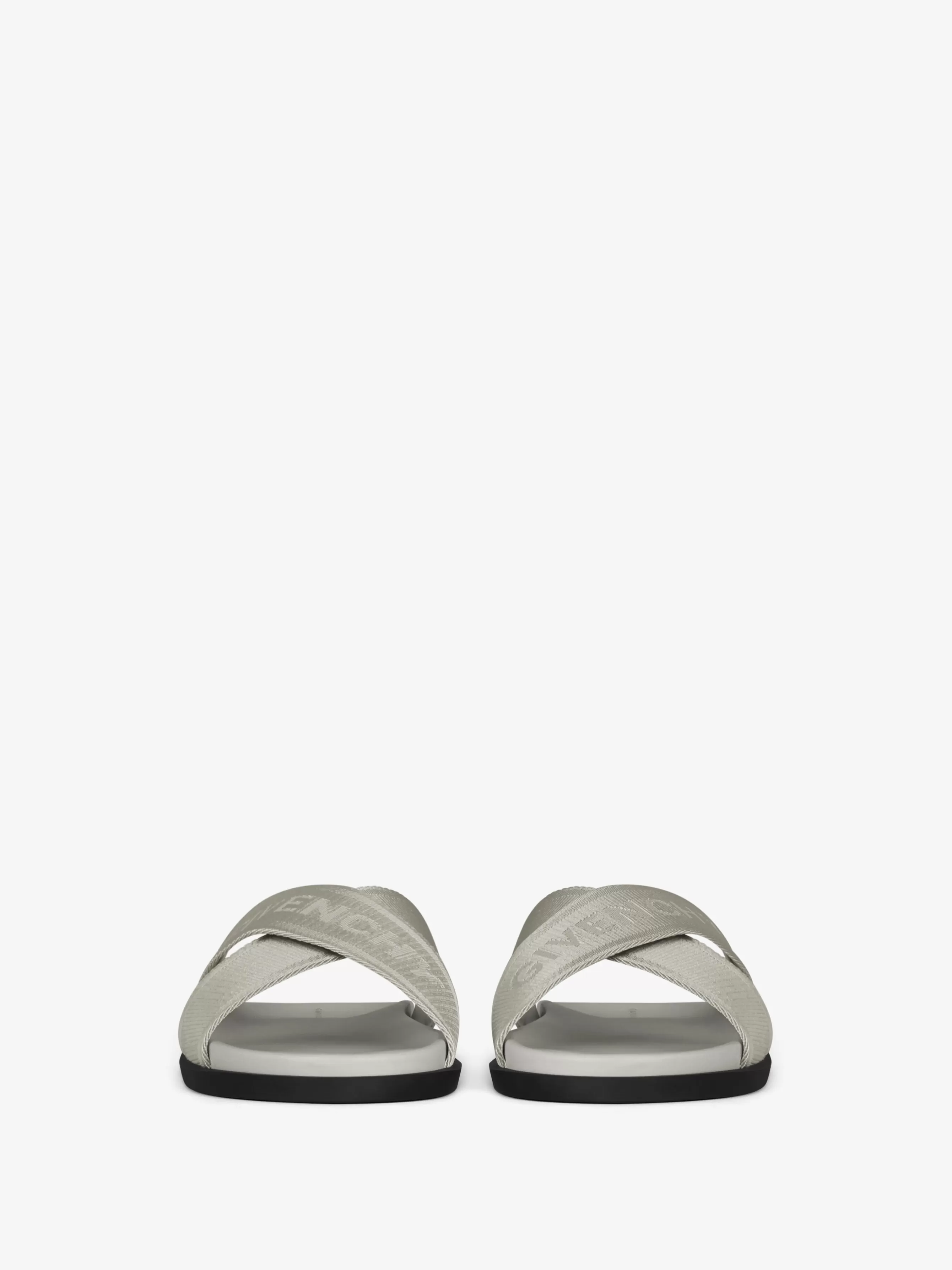 Sale/Men GIVENCHY Shoes | Slides & Sandals-G Plage sandals with crossed straps in webbing