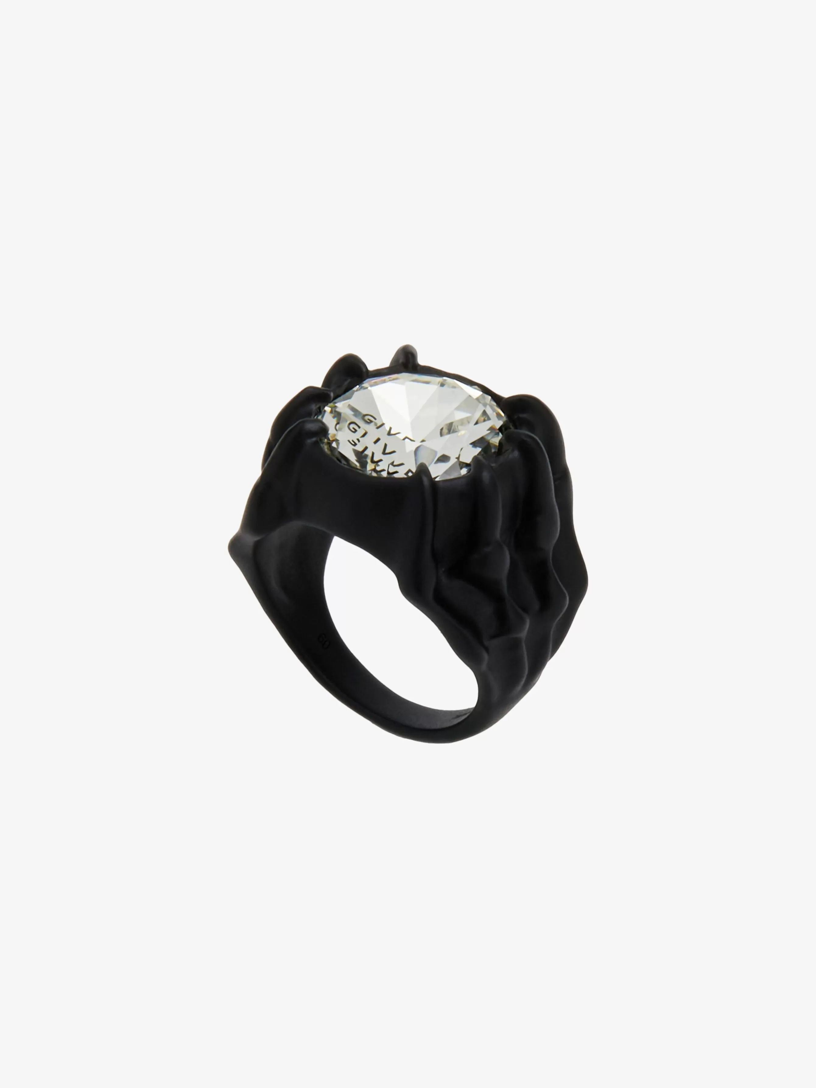 GIVENCHY Jewelry-G Skull ring in enamel with crystal