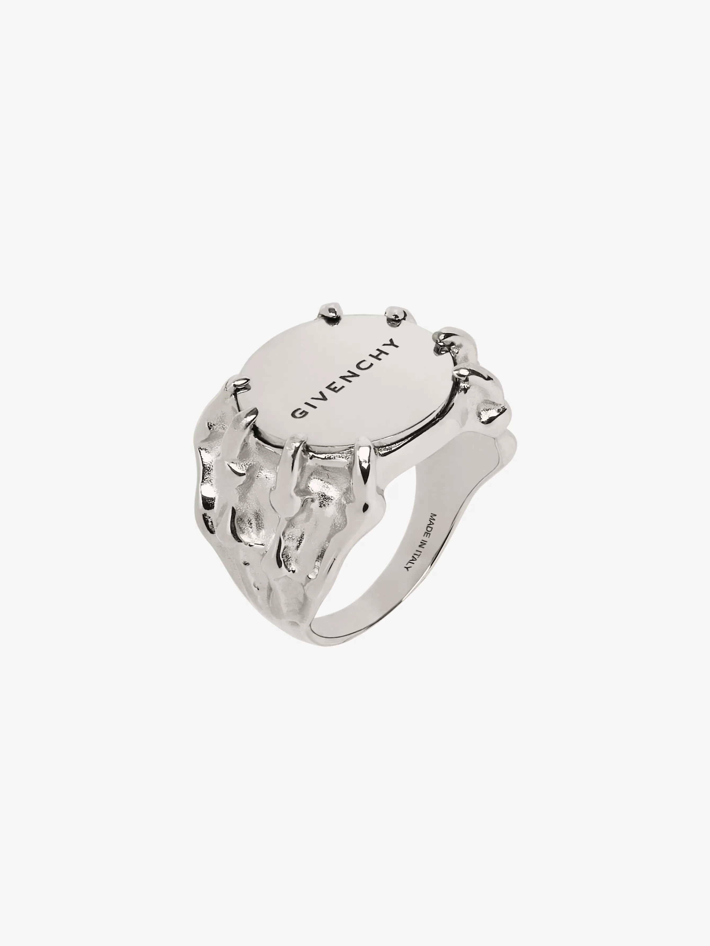 Sale GIVENCHY Jewels & Accessories-G Skull ring in metal and enamel