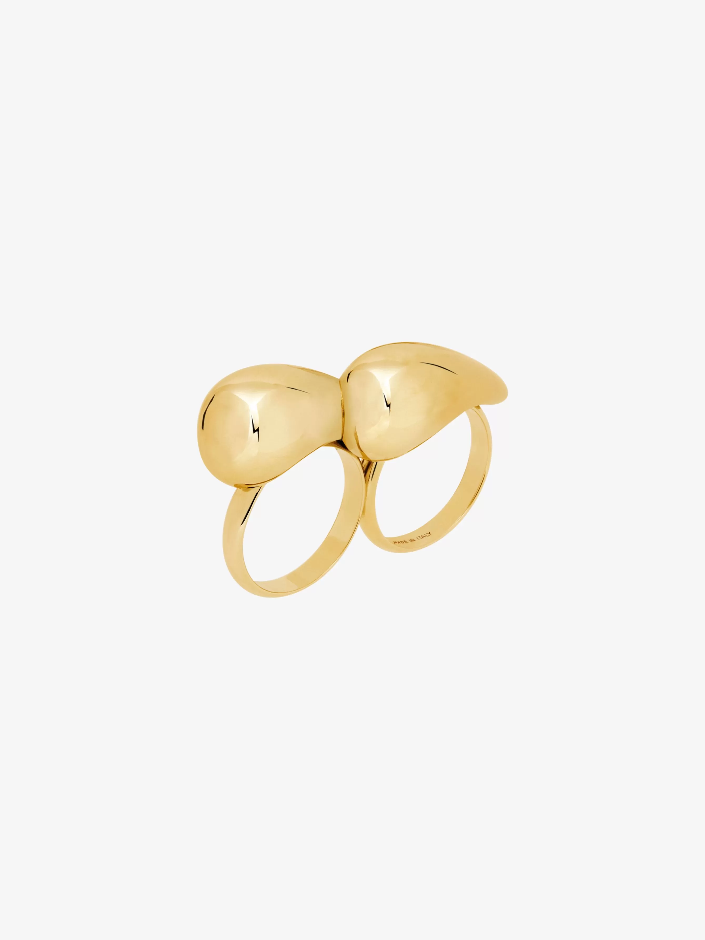 Sale GIVENCHY Jewels & Accessories-G Tears double fingers ring in metal