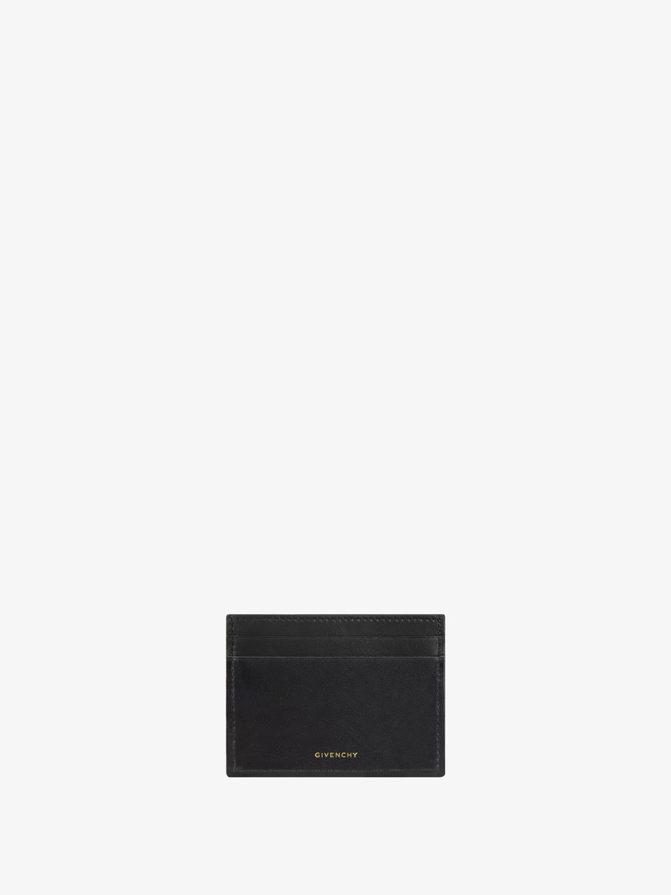 GIVENCHY Small Leather Goods-G-Cut card holder in 4G coated canvas and leather