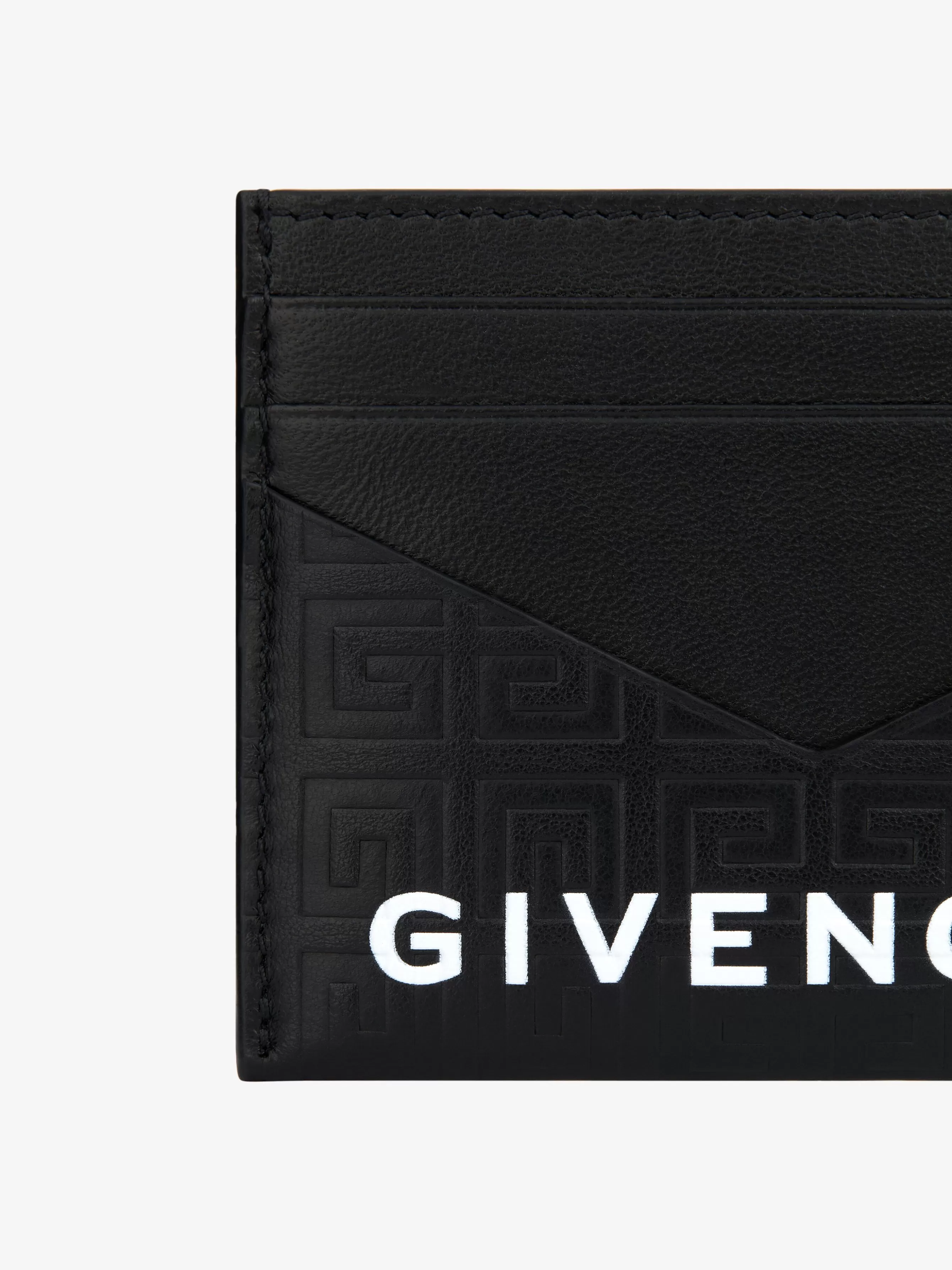 GIVENCHY Small Leather Goods-G-Cut card holder in 4G leather