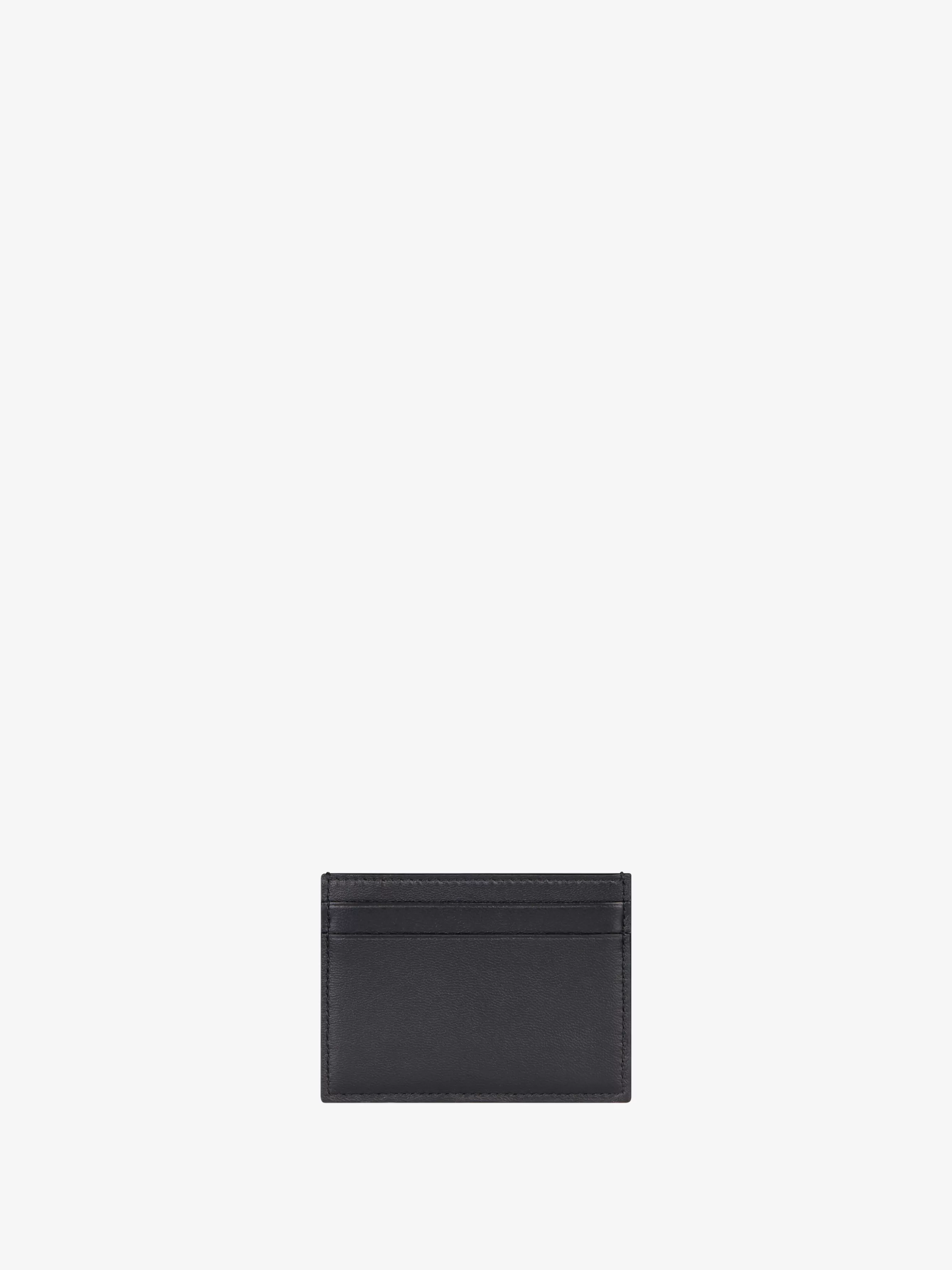 GIVENCHY Small Leather Goods-G-Cut card holder in 4G lurex embroidery and leather