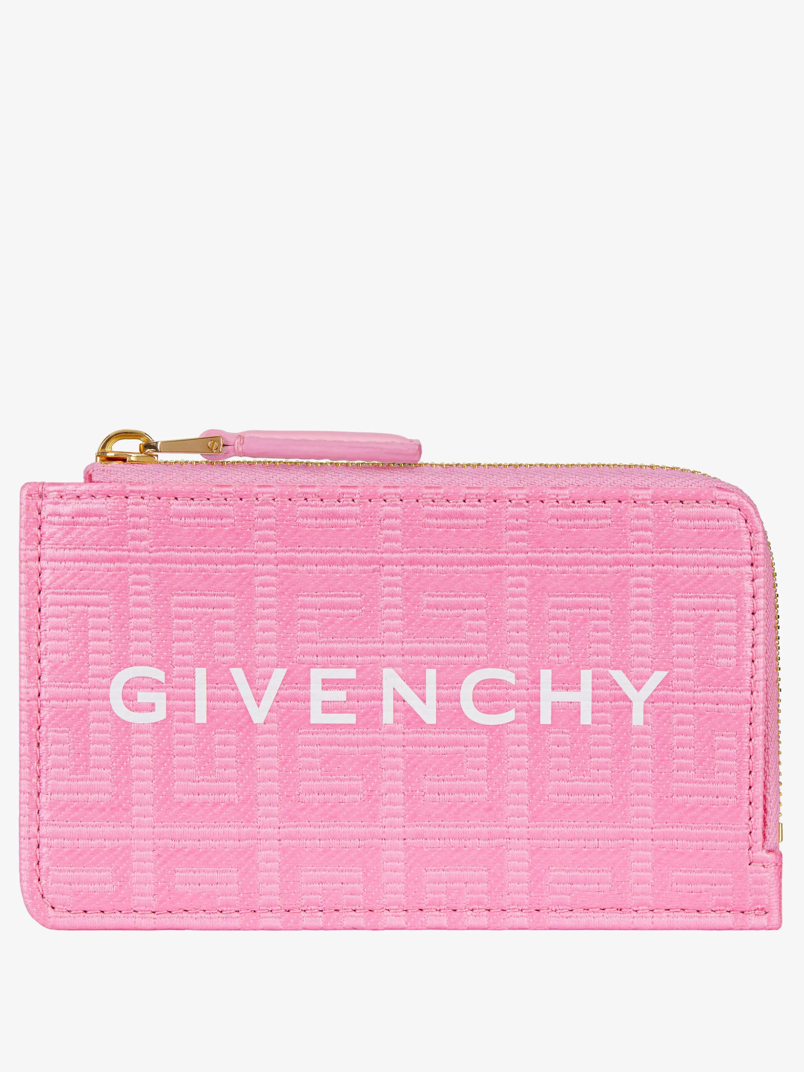 Sale/Women GIVENCHY Jewels & Accessories | Bags & Leather Goods-G-Cut cardholder in 4G coated canvas and leather